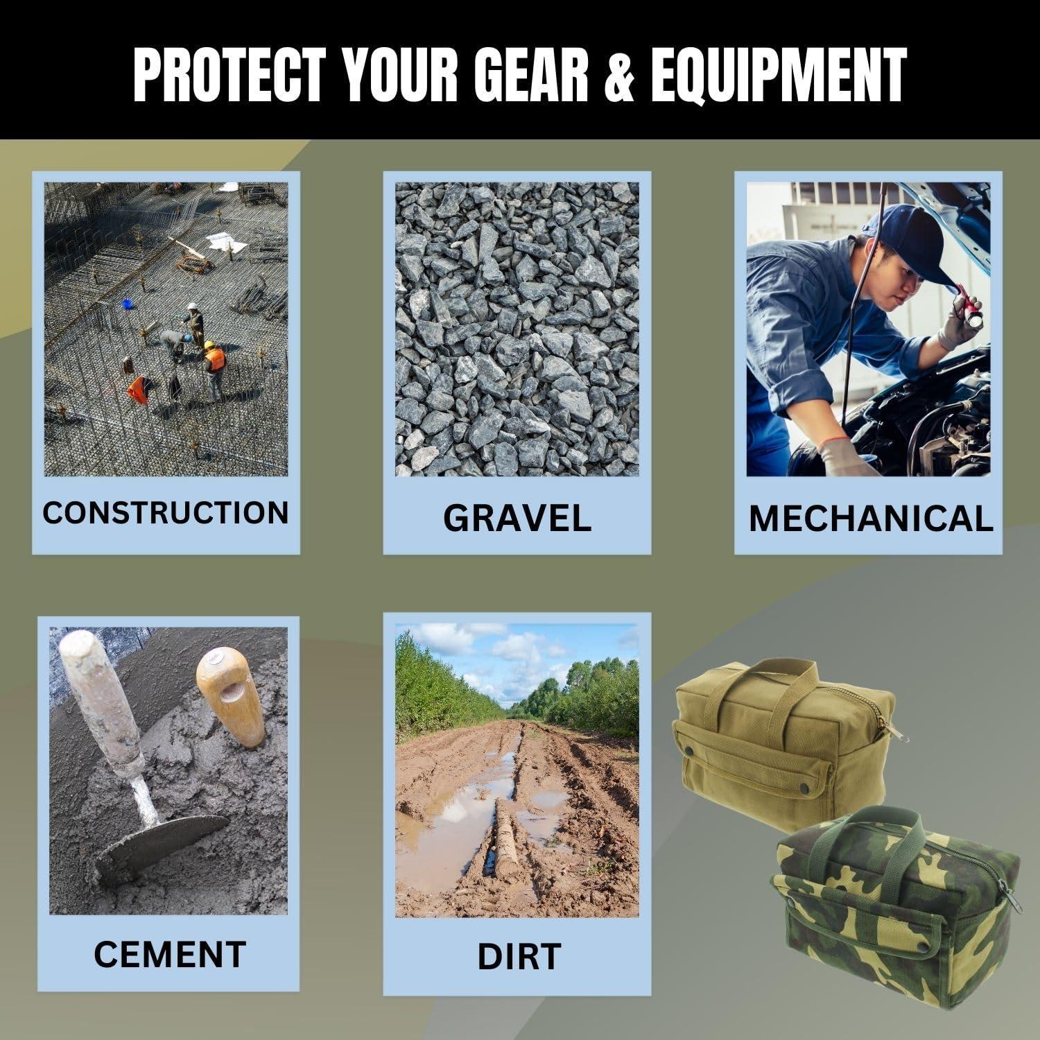 Bolsa de Herramientas Táctica Army Universe Oliva 28x18x15cm