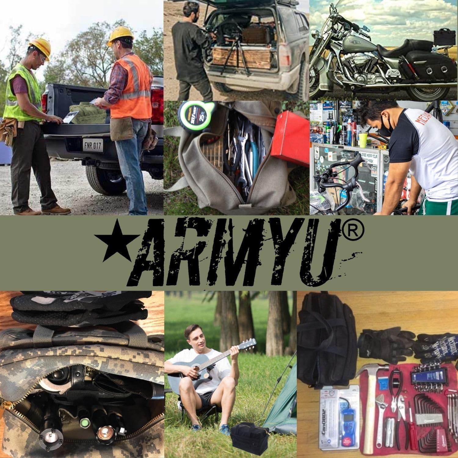 Bolsa de Herramientas Táctica Army Universe Oliva 28x18x15cm