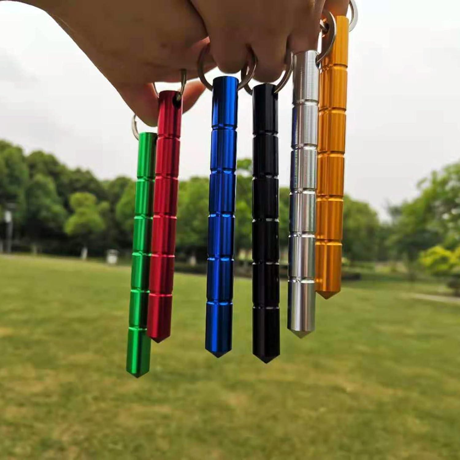 Llave de Aluminio Portátil Rojo con Llavero - Herramienta de Emergencia