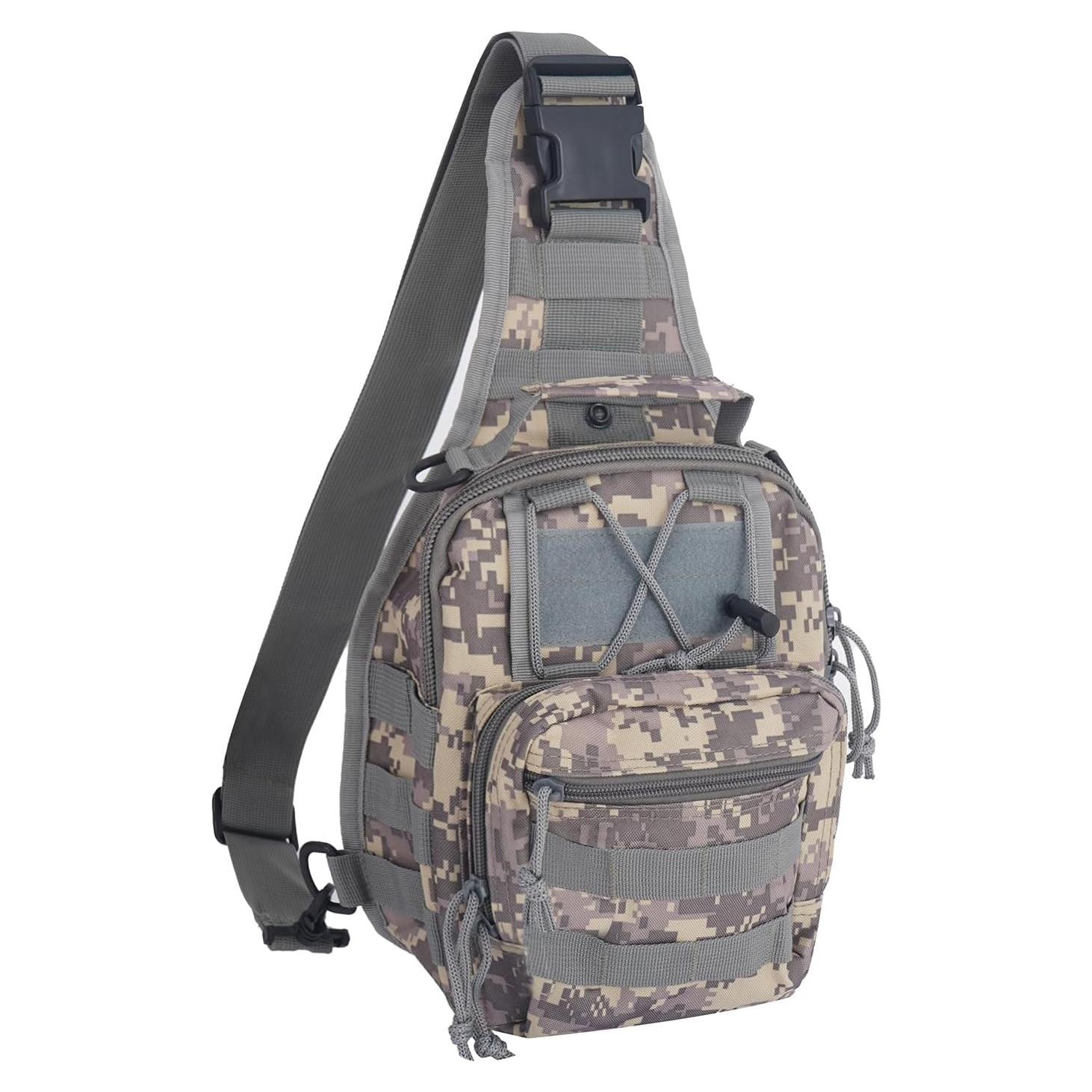 Mochila Táctica FAMI Sling ACU 6L Resistente al Agua