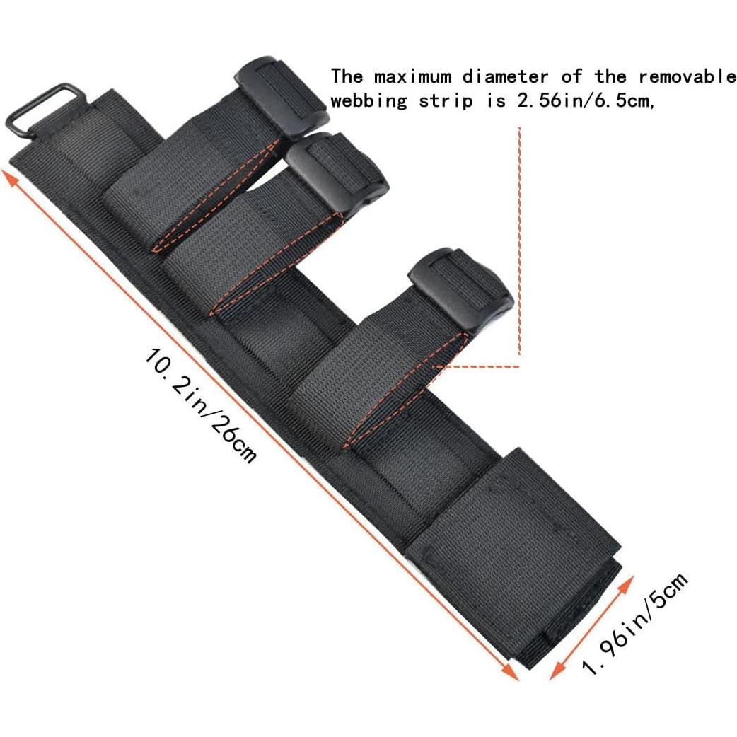 Funda Táctica de Herramientas Hdlsina Negra con Accesorios MOLLE