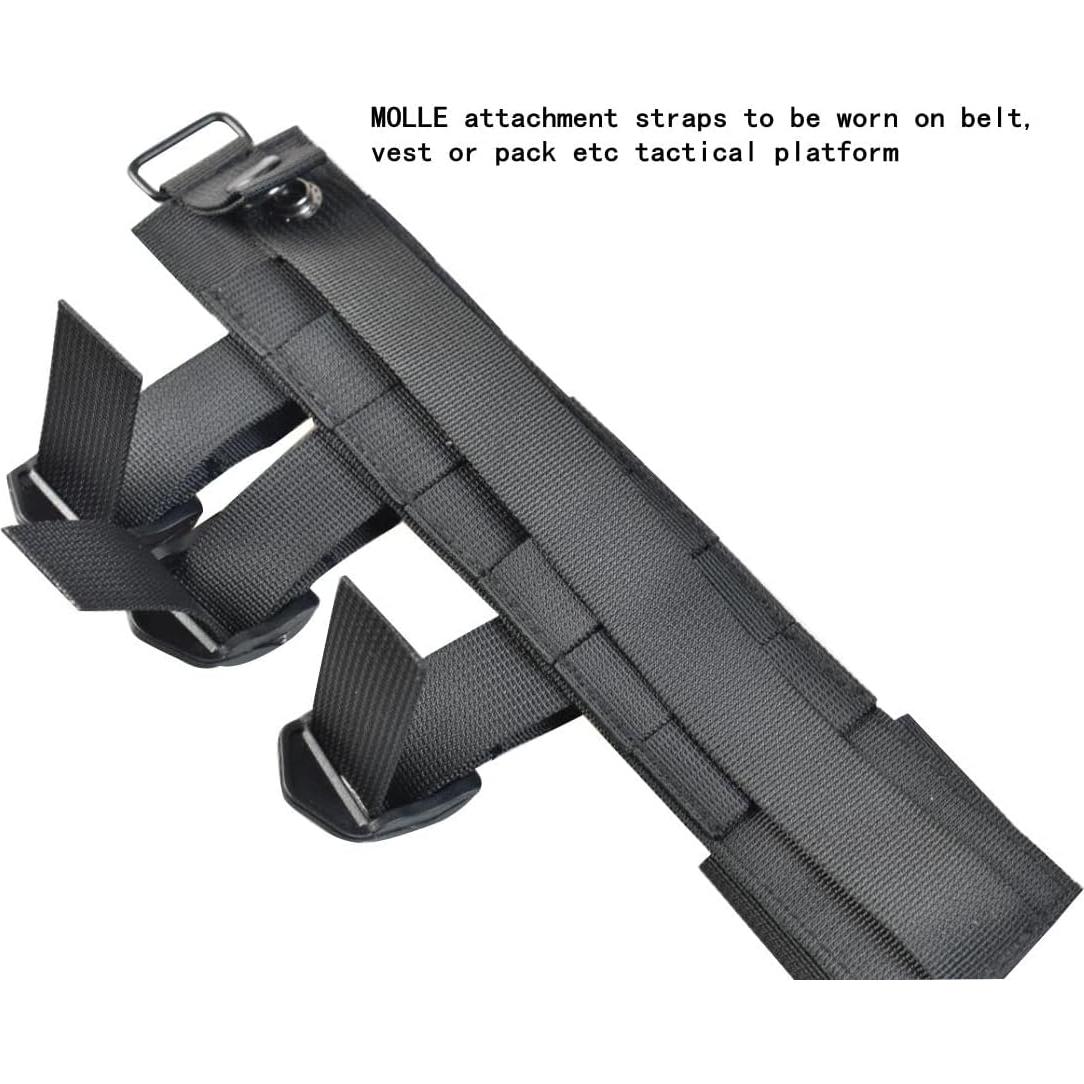 Funda Táctica de Herramientas Hdlsina Negra con Accesorios MOLLE