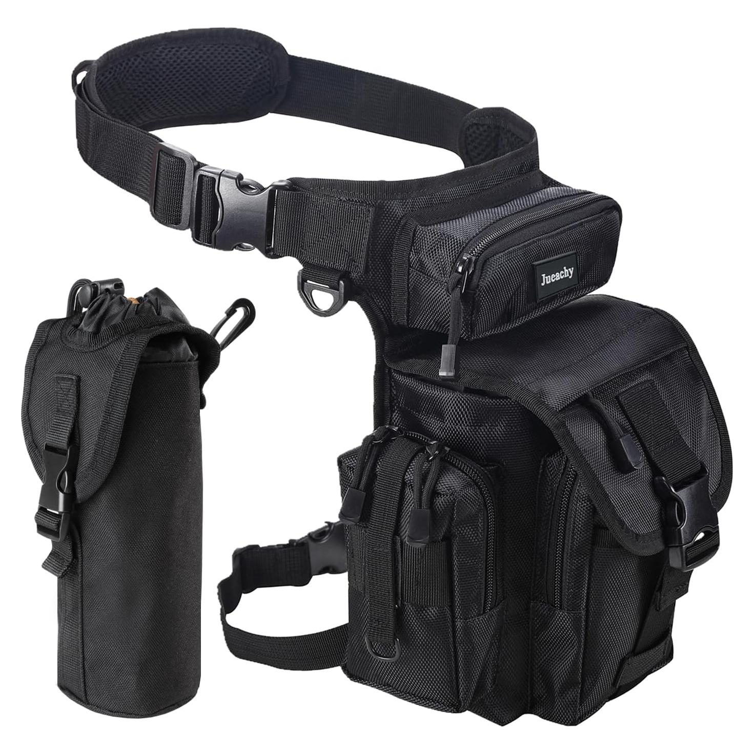 Bolsa de Pierna Jueachy para Hombres Impermeable 32x24cm