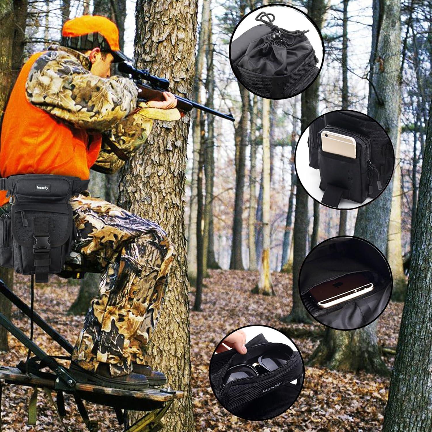 Bolsa de Pierna Jueachy para Hombres Impermeable 32x24cm