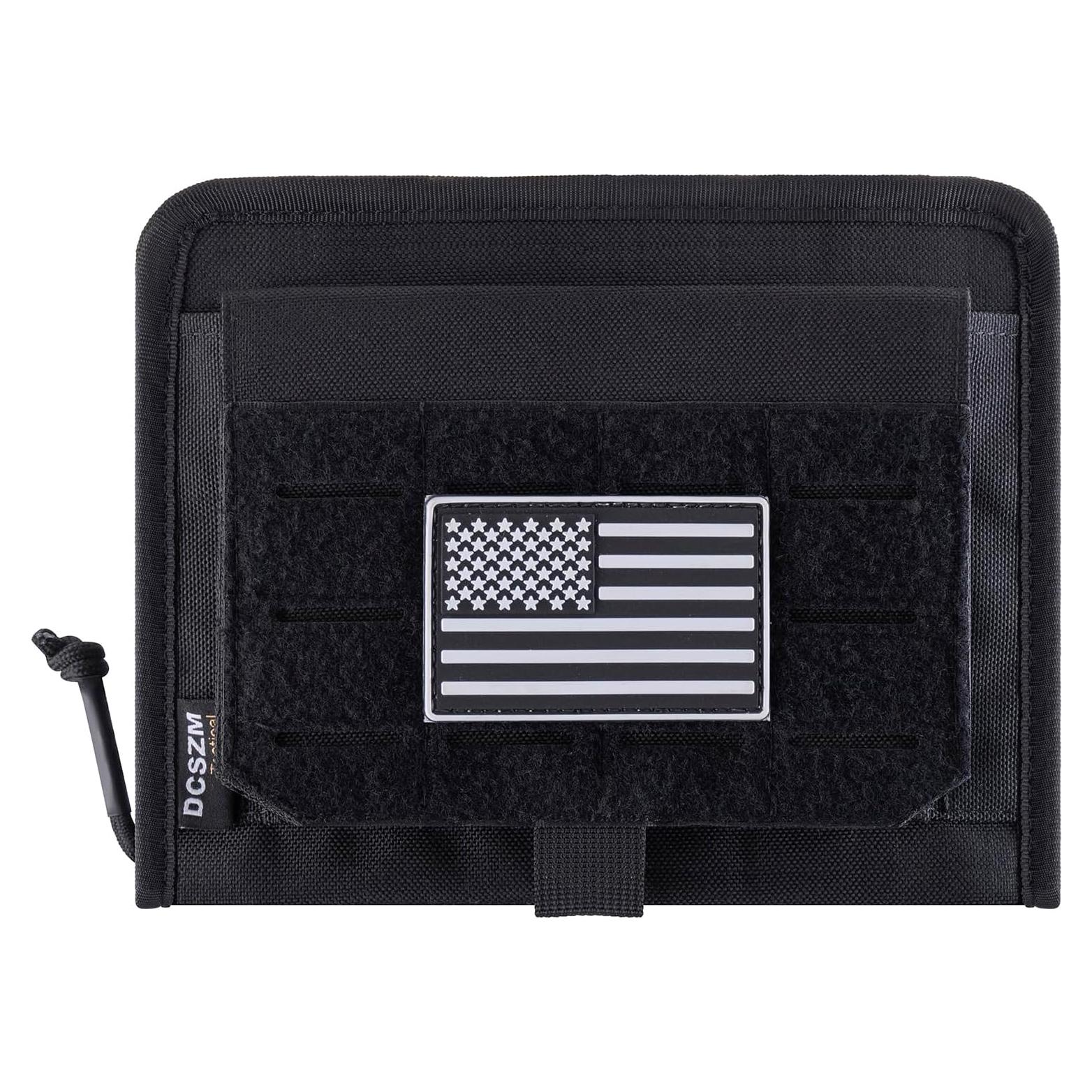 Bolsa Táctica Molle DCSZM Negra 21.8x19.3cm Nylon Impermeable