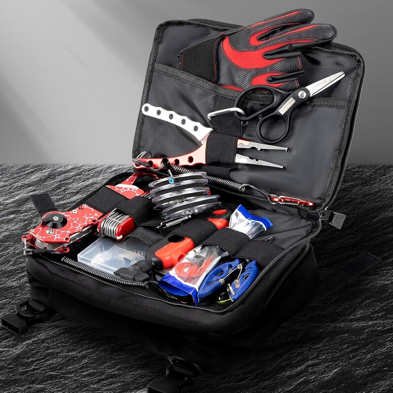 Bolsa Administrativa Molle Jueachy Grande Negra 29x20x12.7 cm