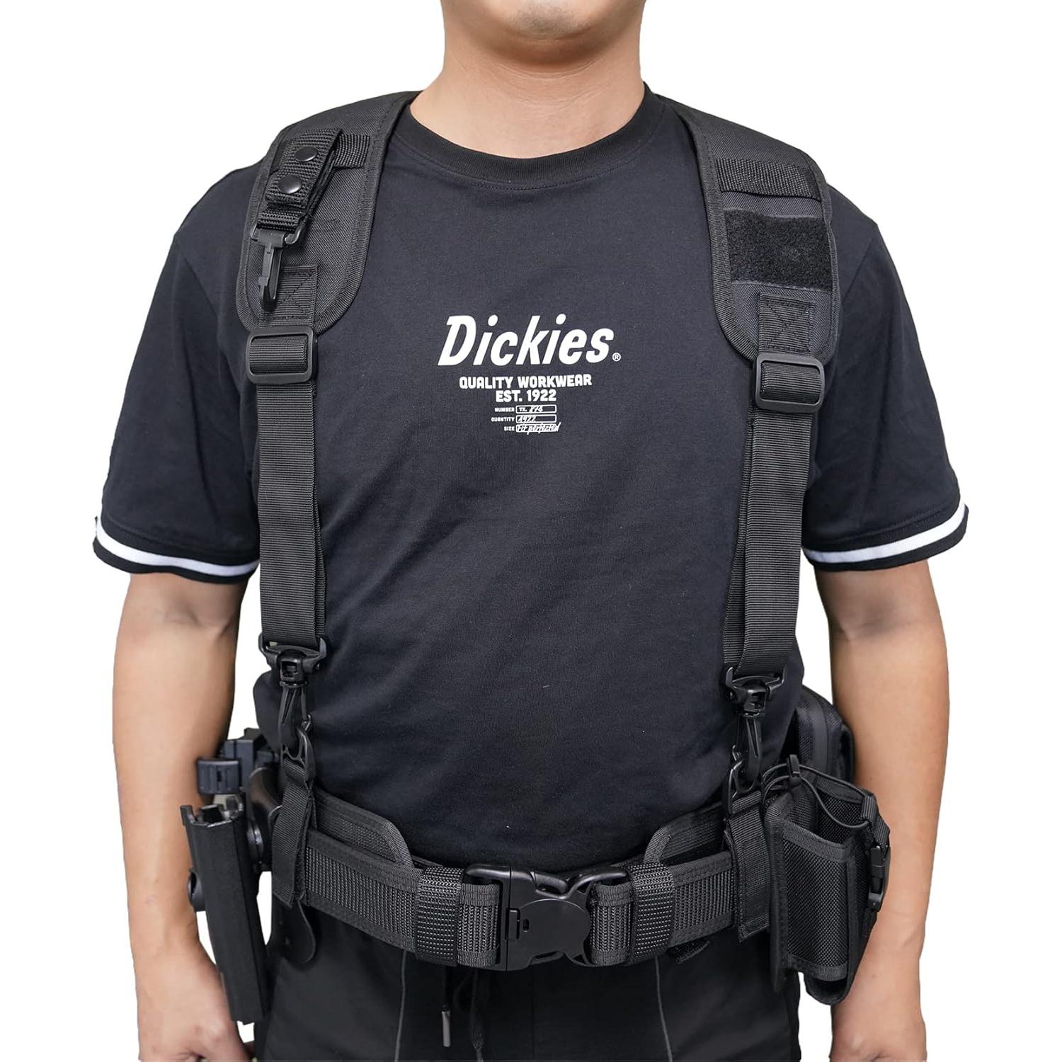 Tirantes Tácticos MELOTOUGH Ajustables con Acolchado Negro