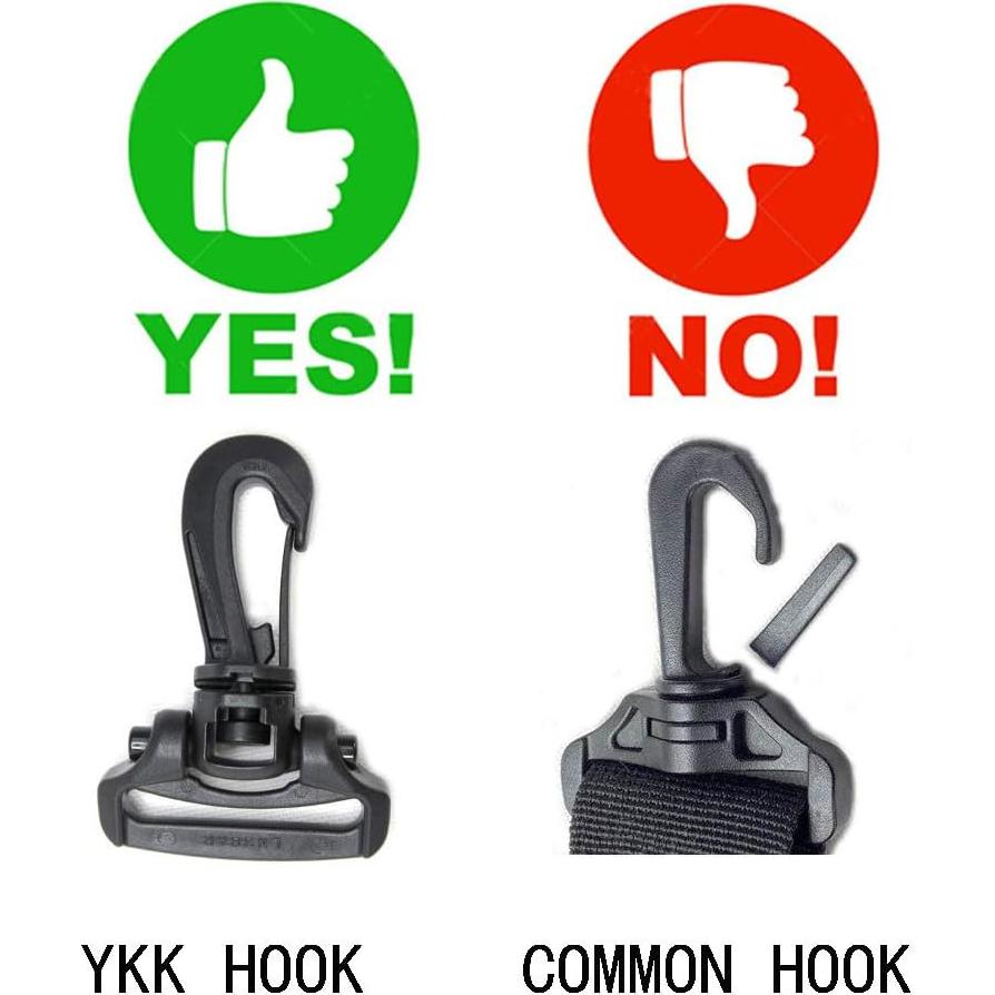 Tirantes Tácticos MELOTOUGH Ajustables con Acolchado Negro