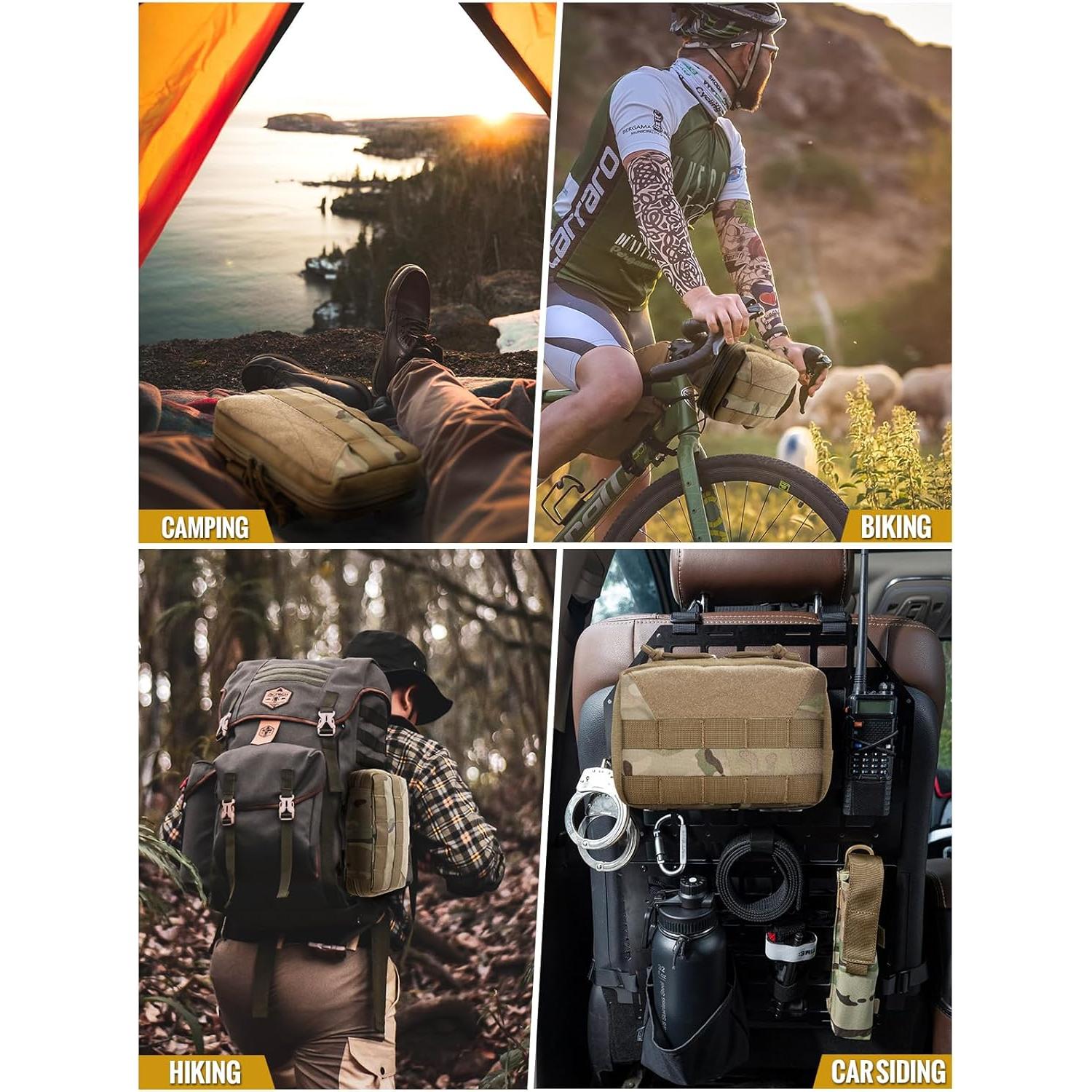 Bolsa Administrativa MOLLE OneTigris Nylon 500D 19x12x5cm