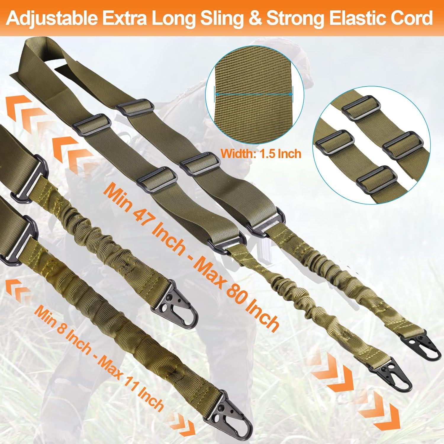 Sling Tradicional 2 Puntos REERON Verde Ajustable 203 cm