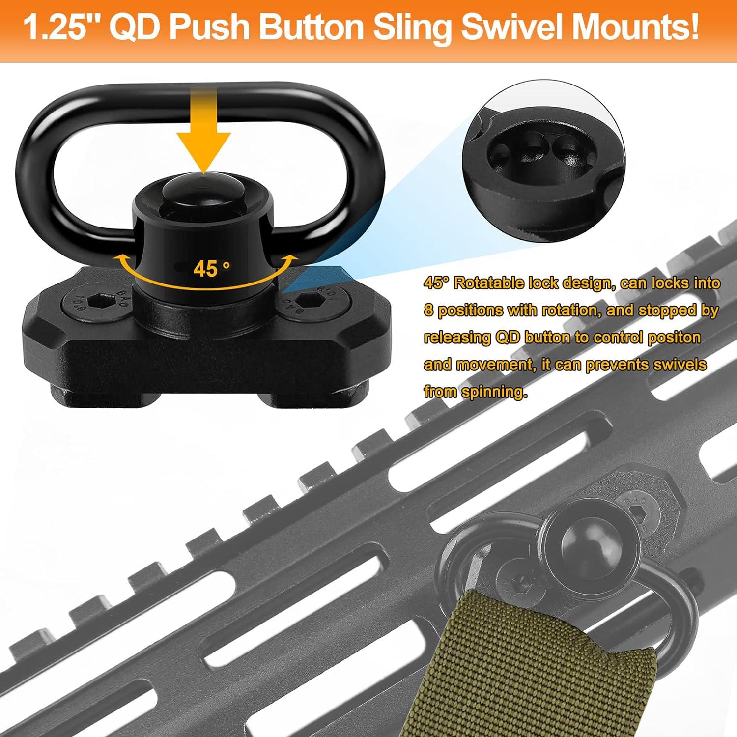 Sling Tradicional 2 Puntos REERON Verde Ajustable 203 cm