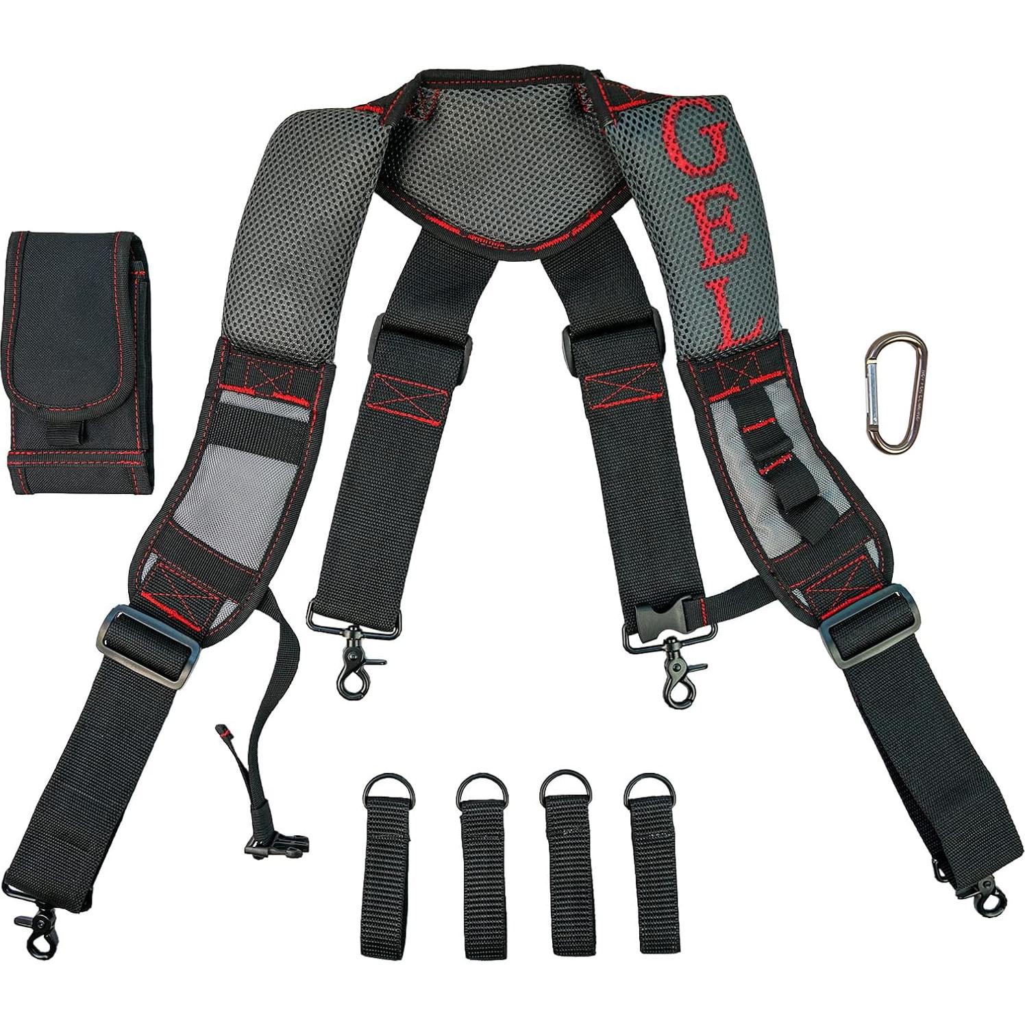 Tirantes de Cinturón de Herramientas MELOTOUGH con Almohadilla de Gel