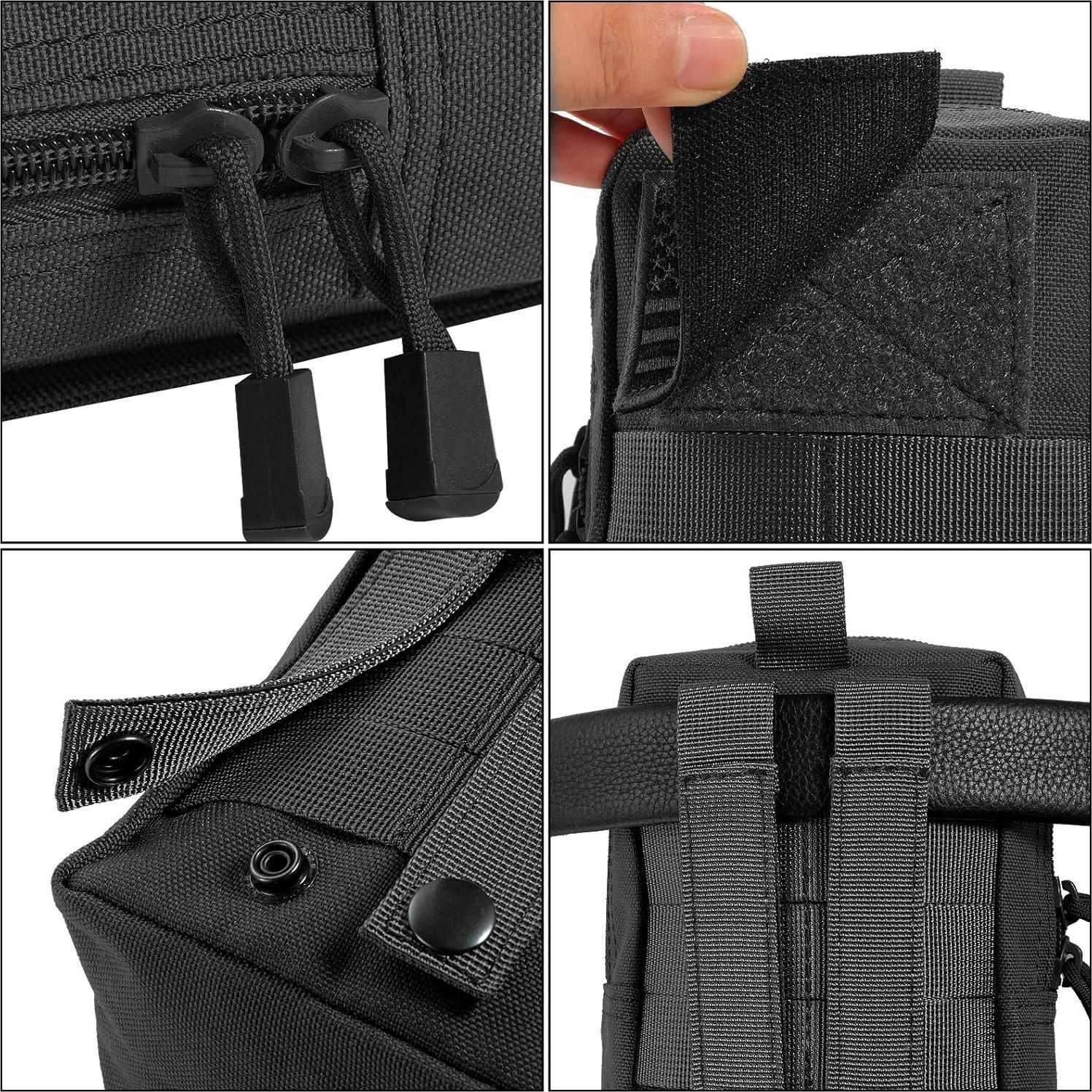 Paquete de 2 Bolsas Tácticas Molle FRTKK Resistente al Agua