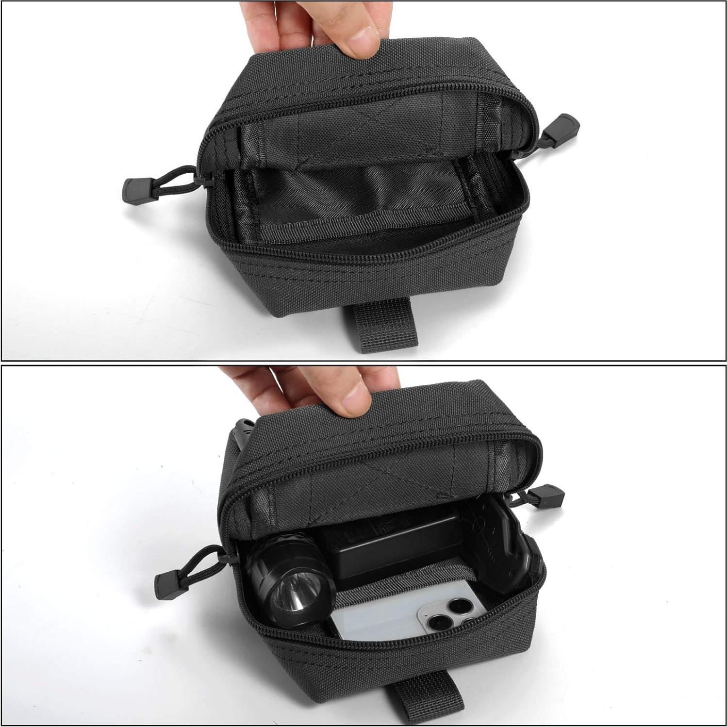 Paquete de 2 Bolsas Tácticas Molle FRTKK Resistente al Agua