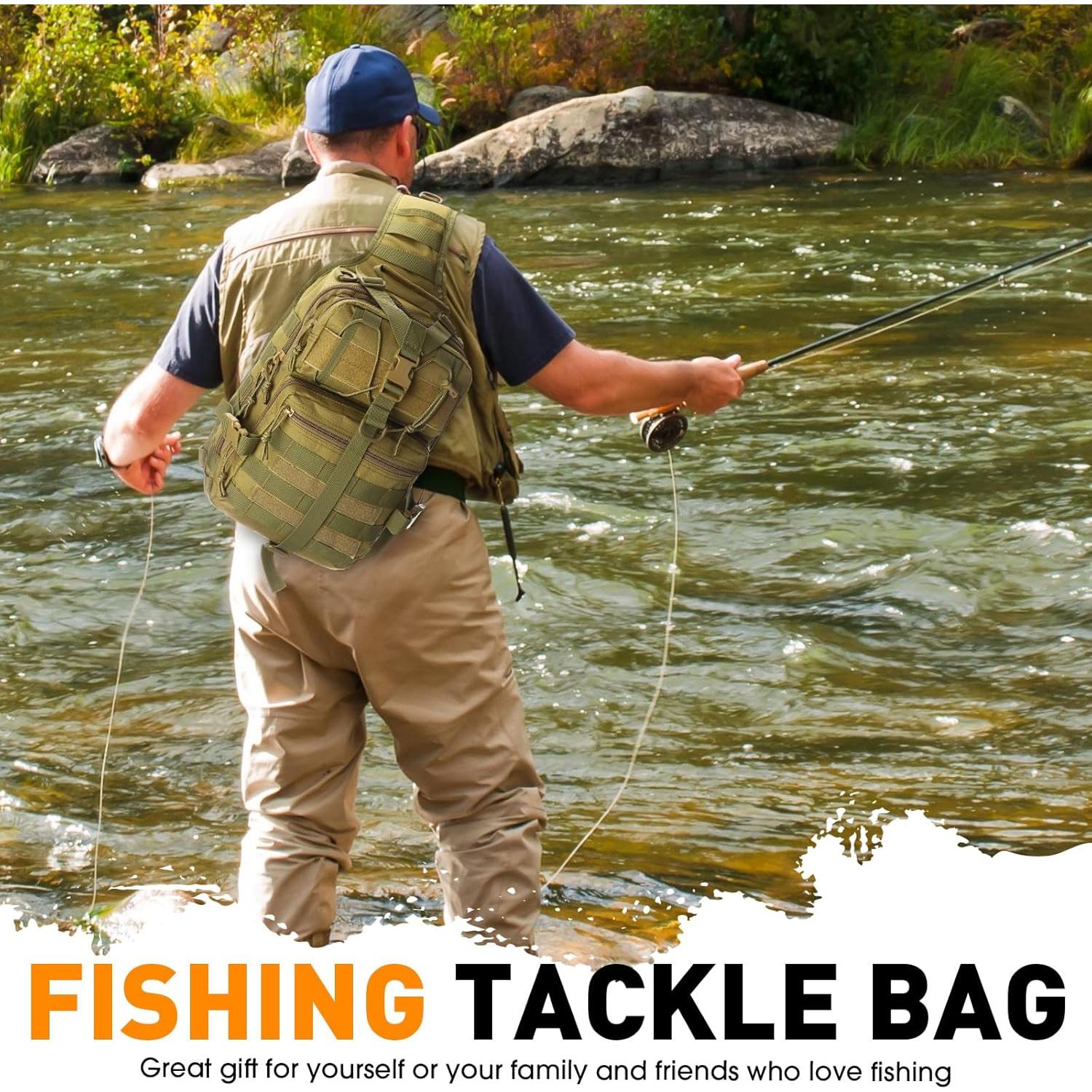 Kit de Pesca Eccliy 6 Piezas con Mochila Impermeable