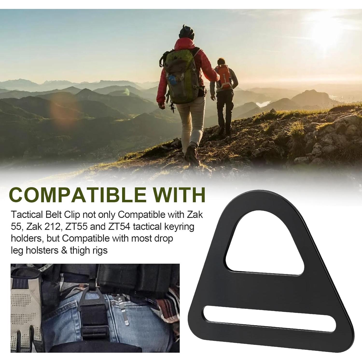 Clip de Cinturón Táctico Zak Tool - Paquete de 3 Unidades