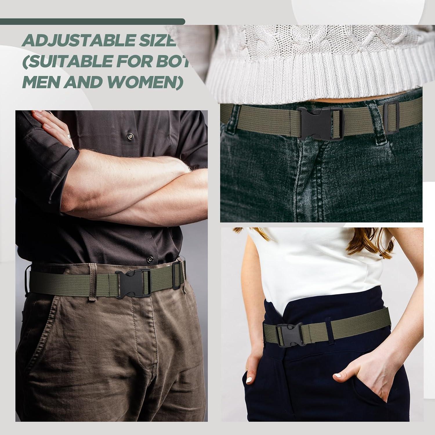 Cinturón Táctico Hicarer 20 Piezas Nylon Camuflaje Ajustable