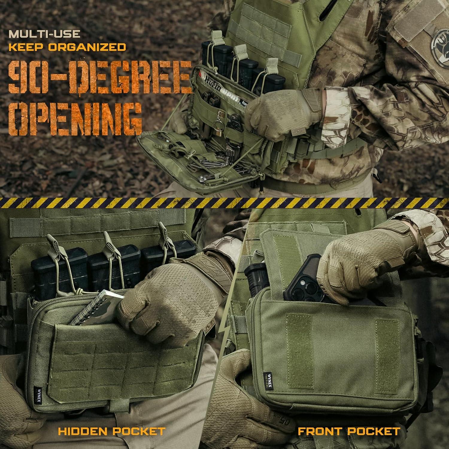 Bolsa Administrativa Canguro WYNEX Modular 23x5x16cm Verde