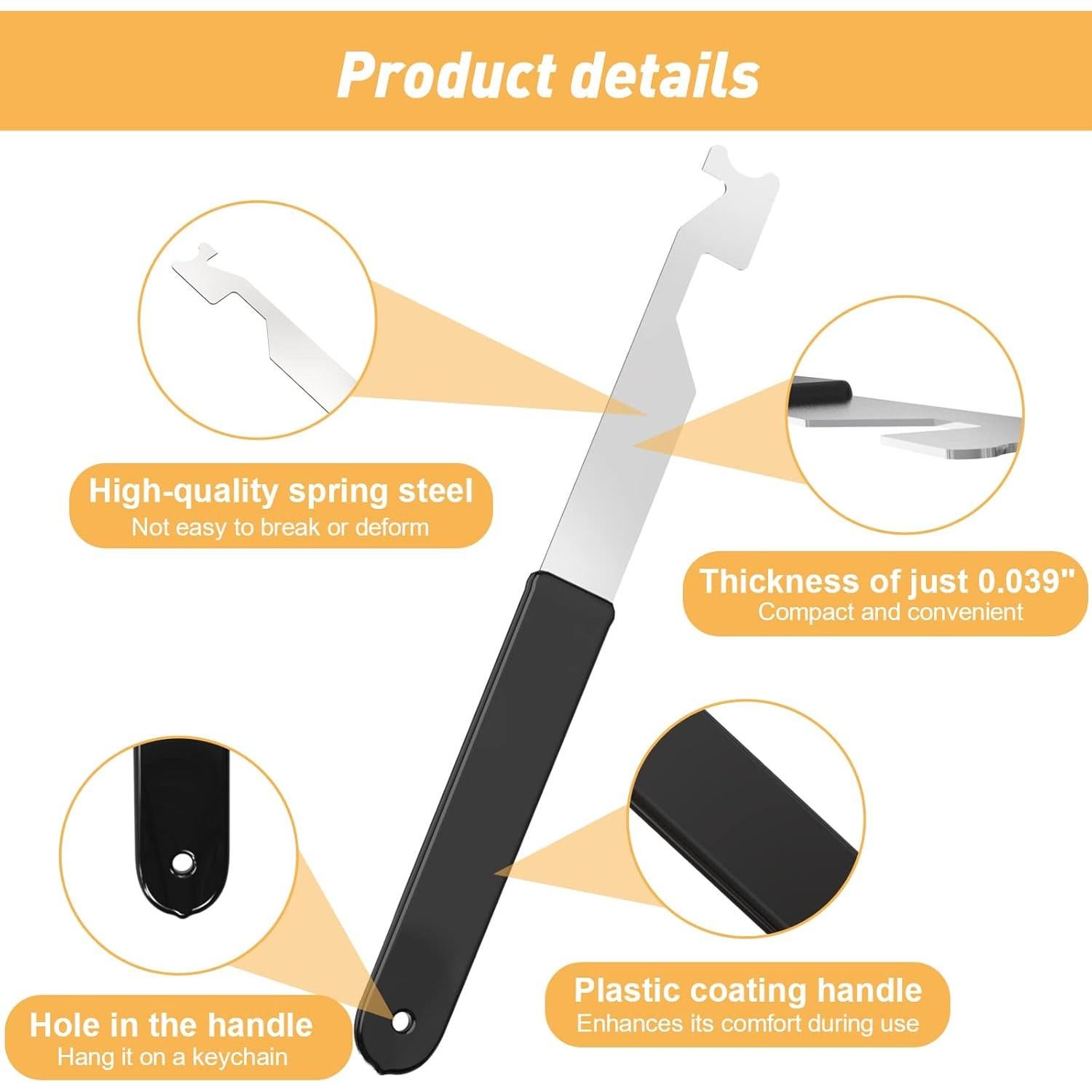 Herramienta Multifuncional WEIGUZC para Emergencias - Acero Inoxidable