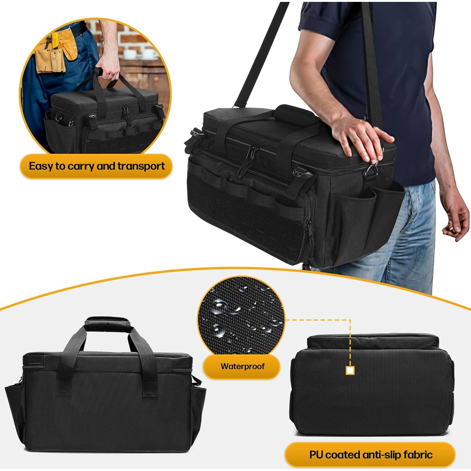 Bolsa de herramientas Rexmica 42.9x22.1x23.6 cm con 3 bolsillos