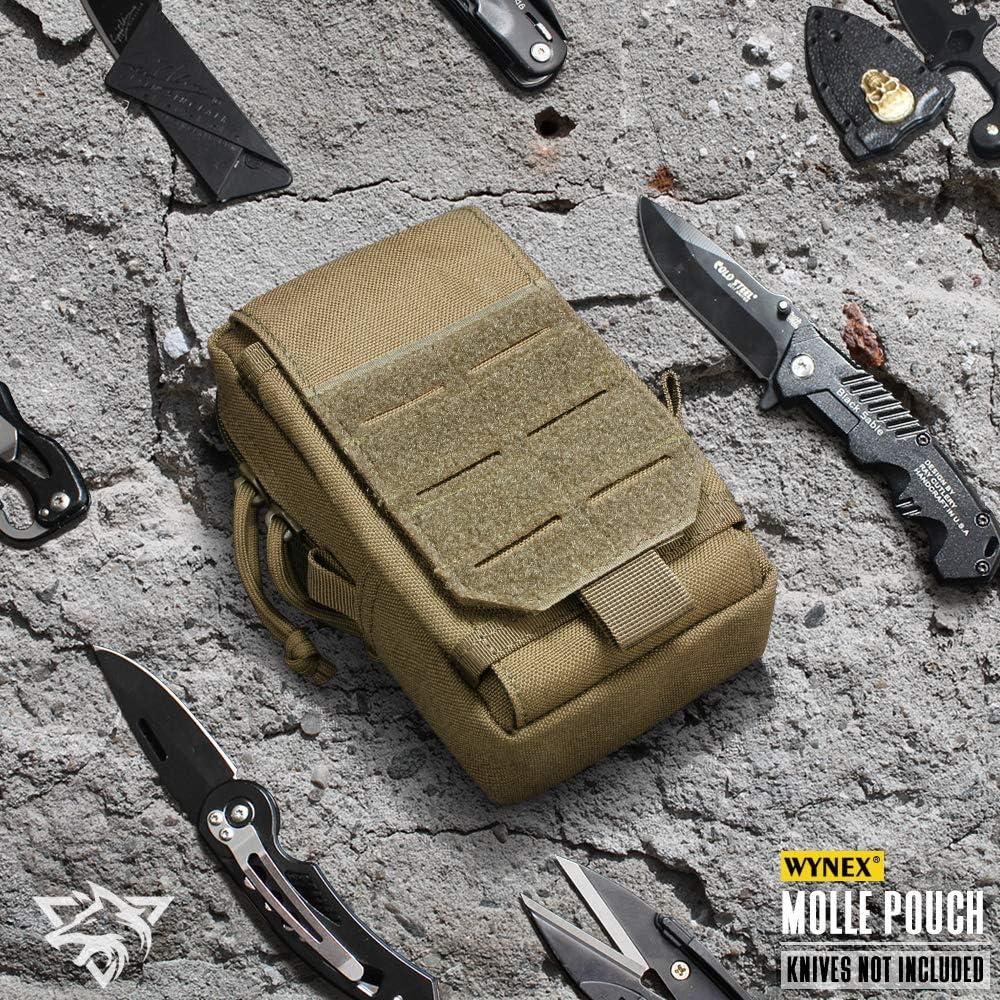 Bolsa Táctica EDC WYNEX Caqui, Organizador MOLLE para Teléfono