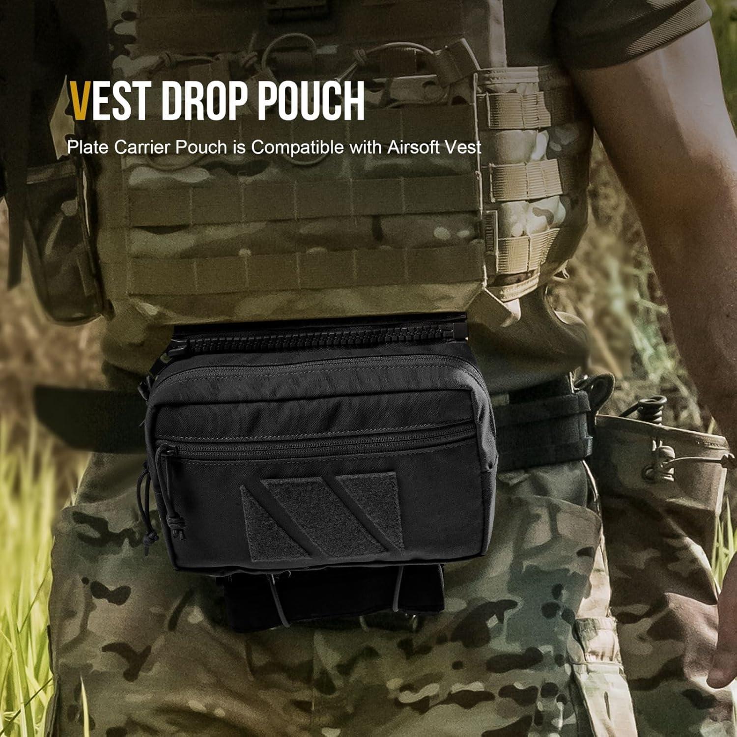 Bolsa Dangler Táctica OneTigris para Chaleco - Nylon 500D