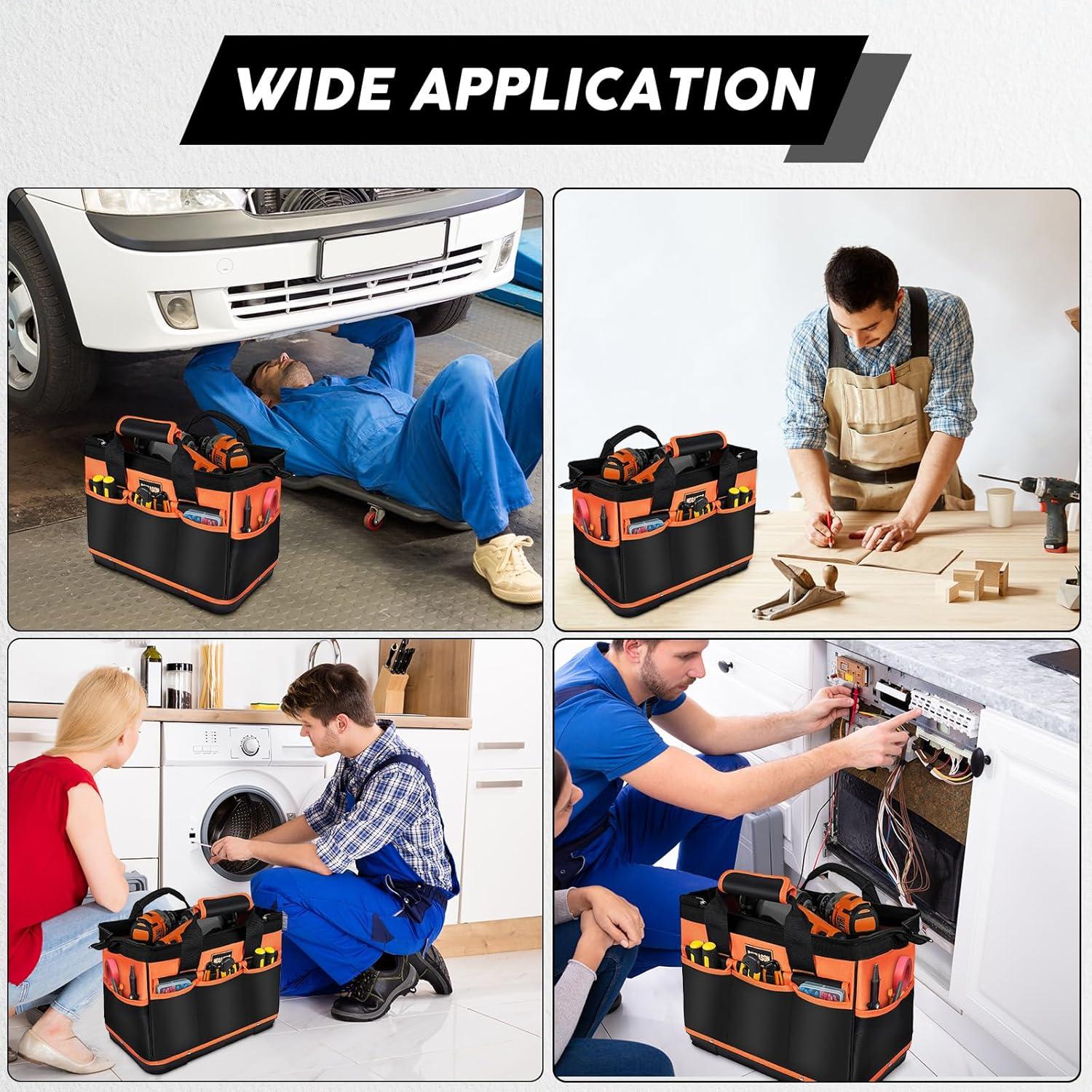 Bolsa de Herramientas 16" PREMJIN Naranja Impermeable