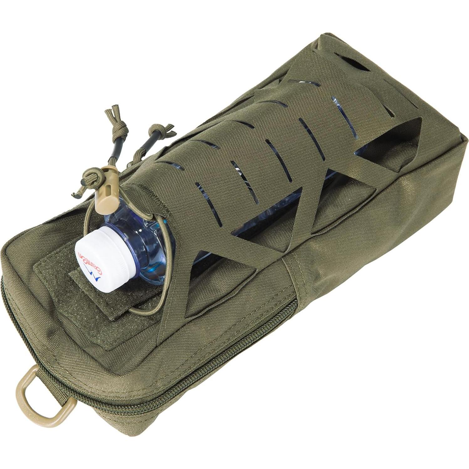 Bolsa Táctica EDC Molle EXCELENTE ELITE SPANKER Verde 25.4x12.7cm