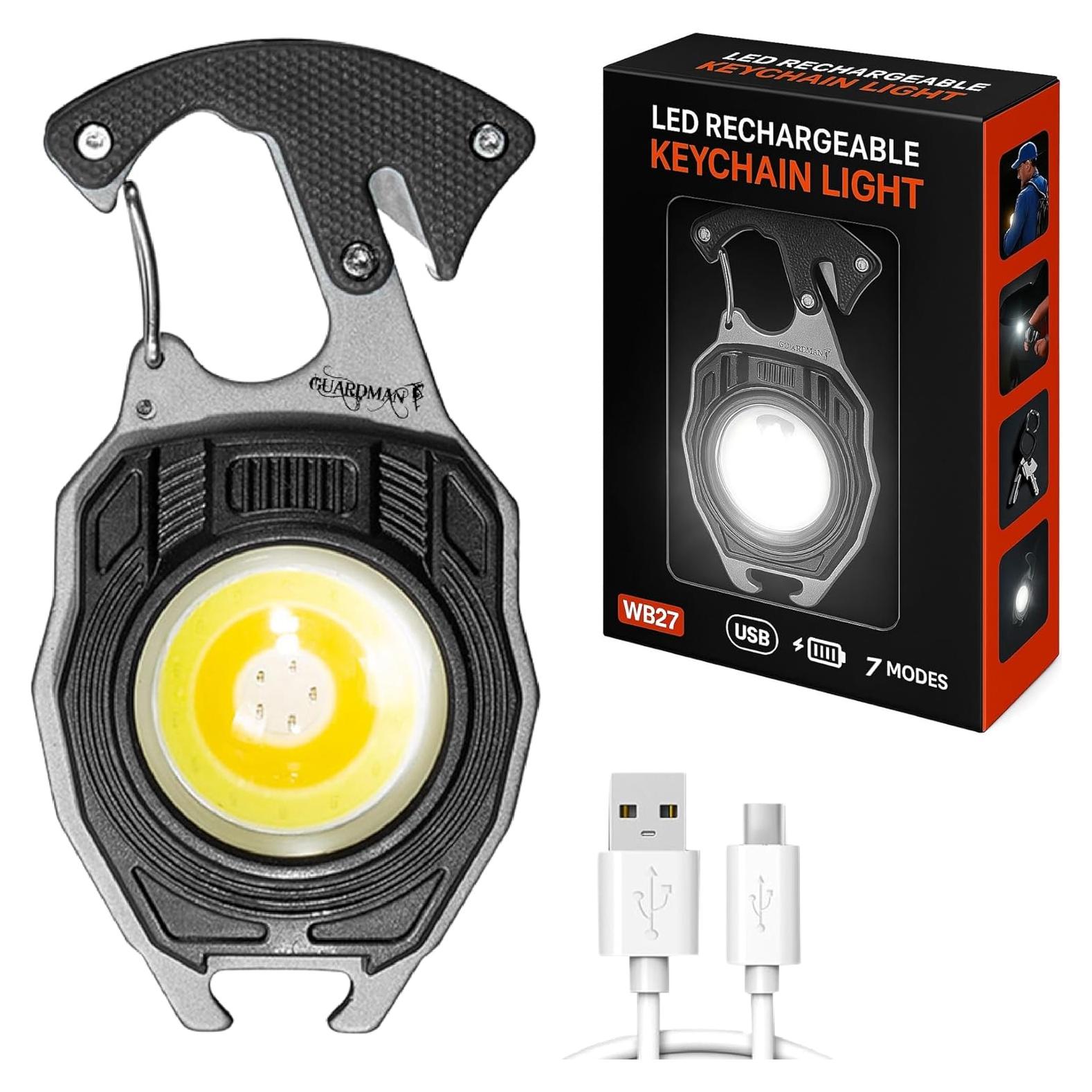 Herramienta Multitool de Supervivencia GUARDMAN con Linterna LED