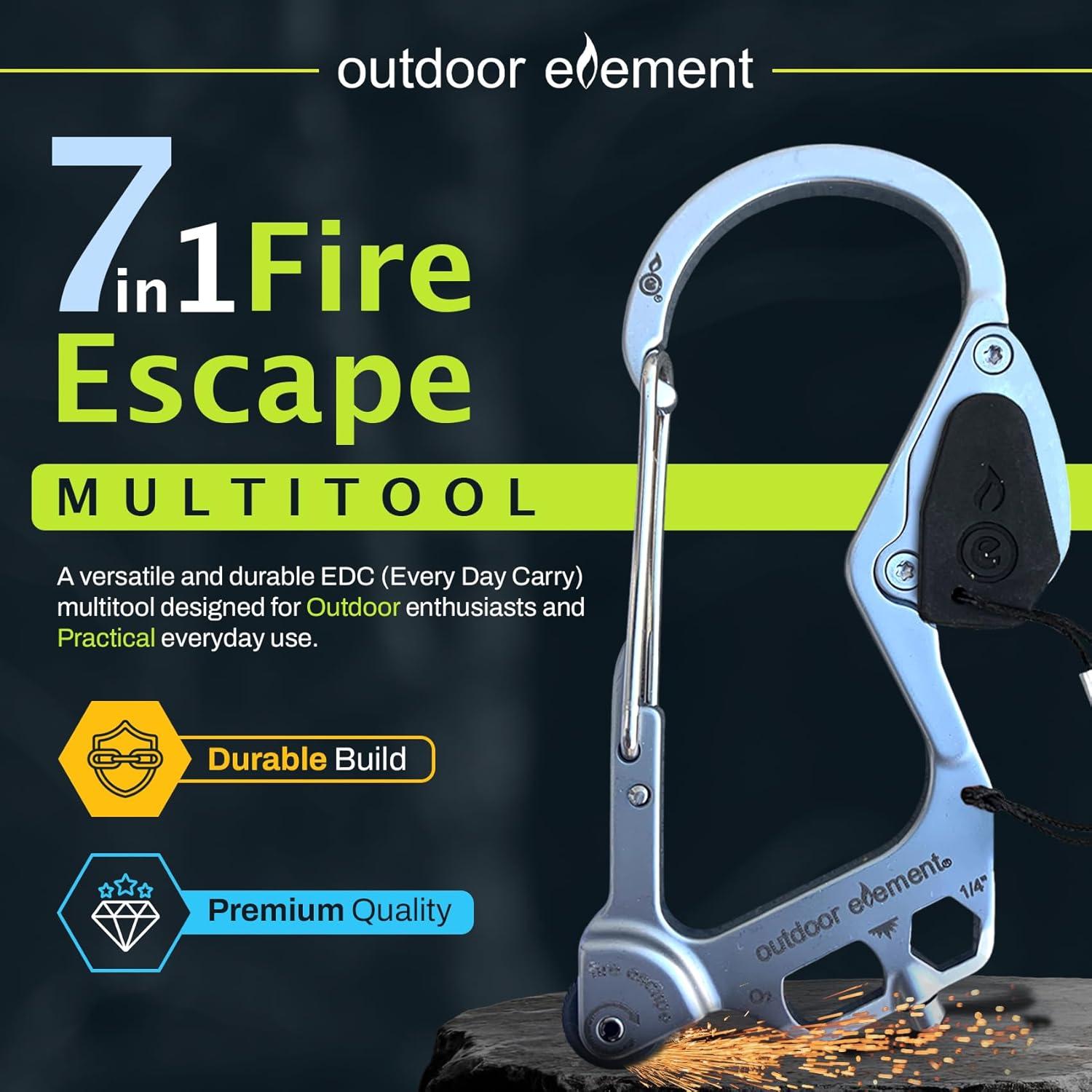 Multiherramienta de Escape de Emergencia Outdoor Element 7 en 1