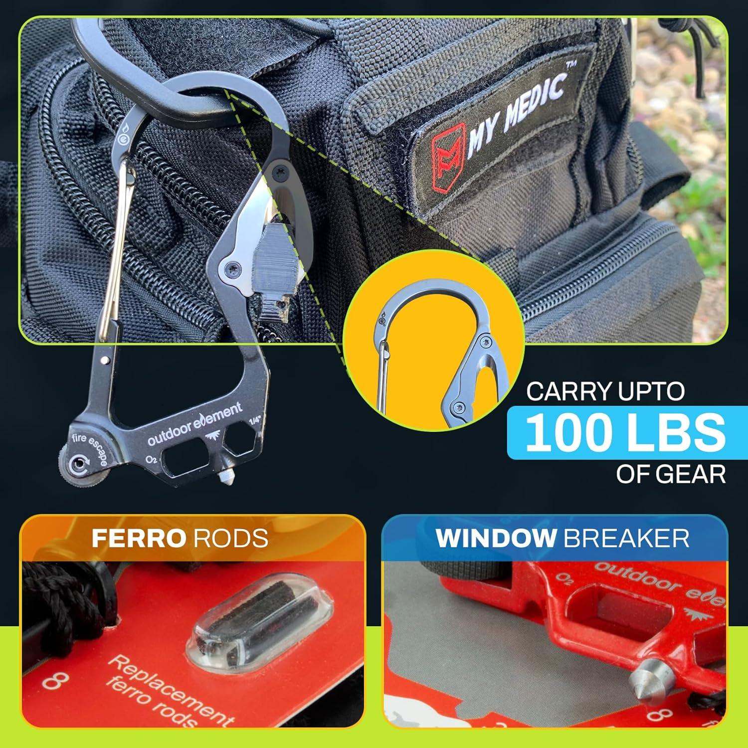 Multiherramienta de Escape de Emergencia Outdoor Element 7 en 1