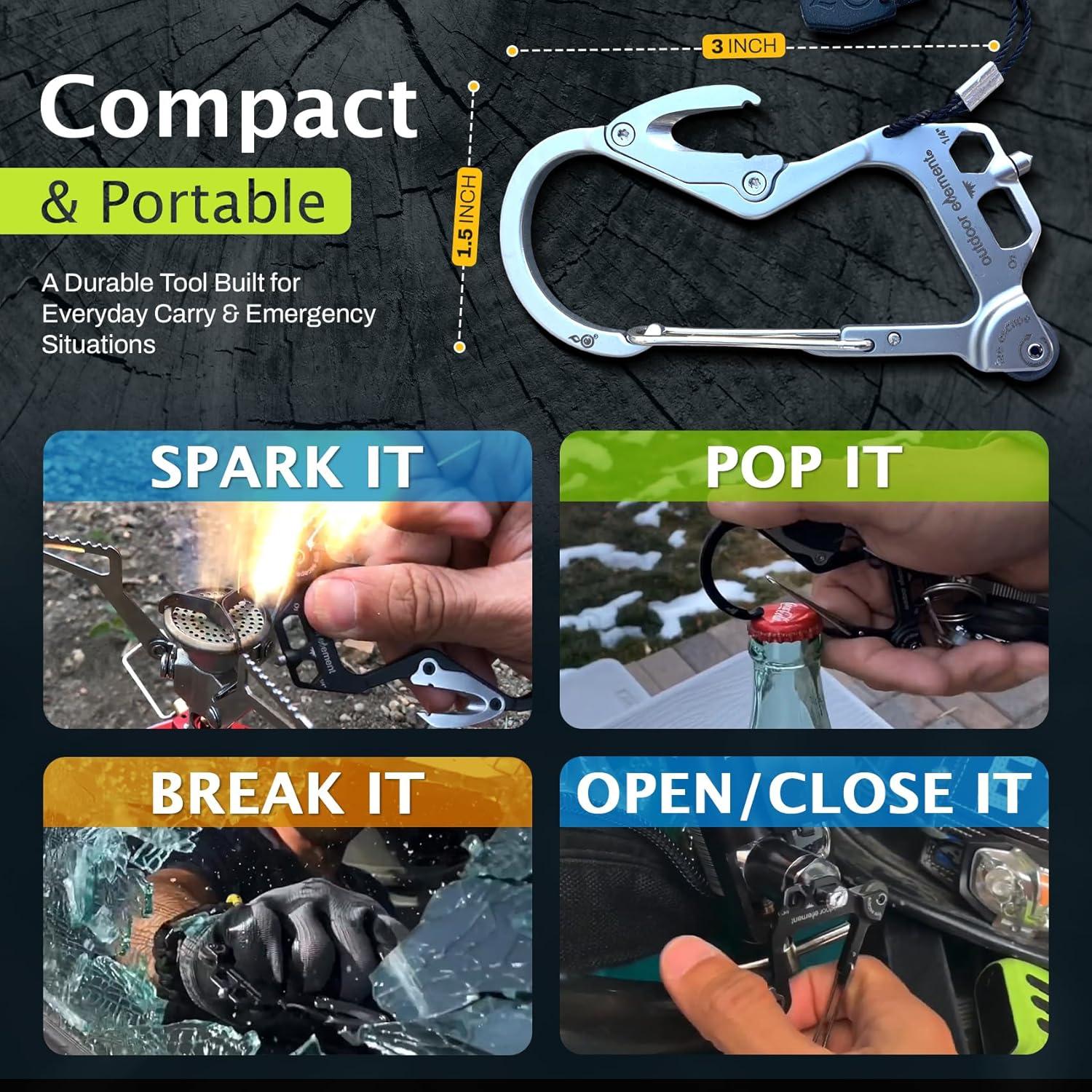 Multiherramienta de Escape de Emergencia Outdoor Element 7 en 1