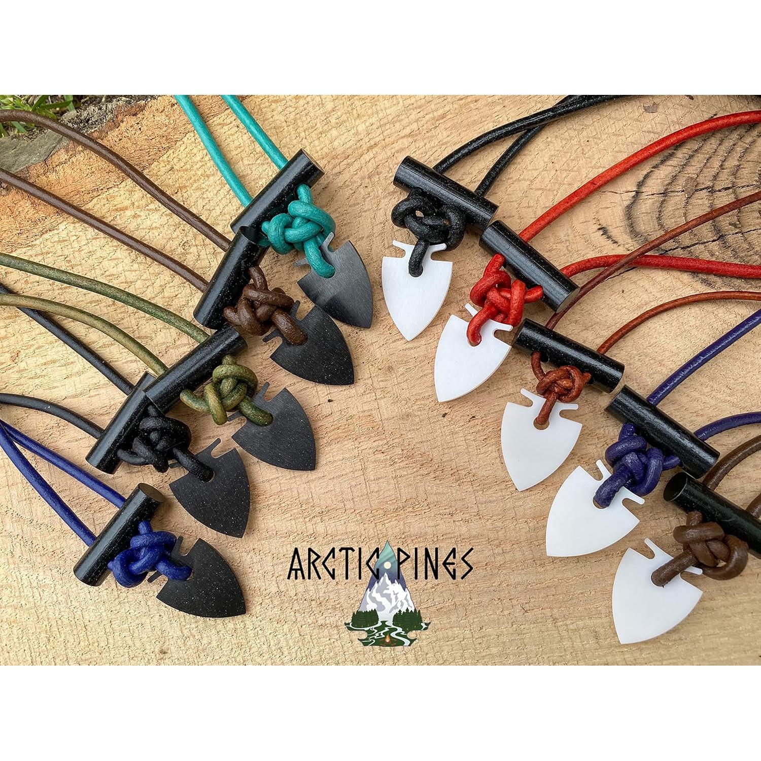 Collar Iniciador de Fuego Marrón - Equipo de Supervivencia