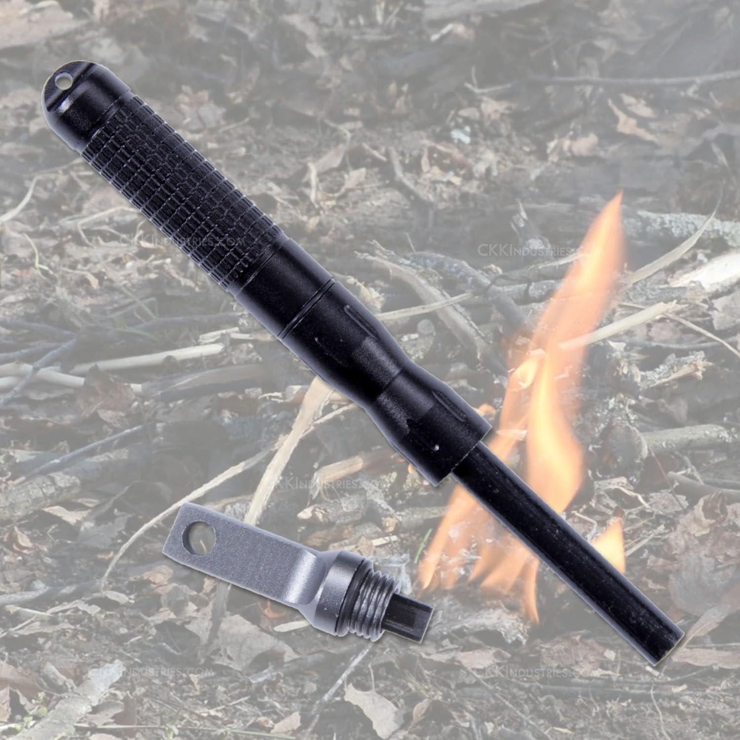 Kit de Encendido de Fuego Ferrocerio HolsterSmith - Verde Neón