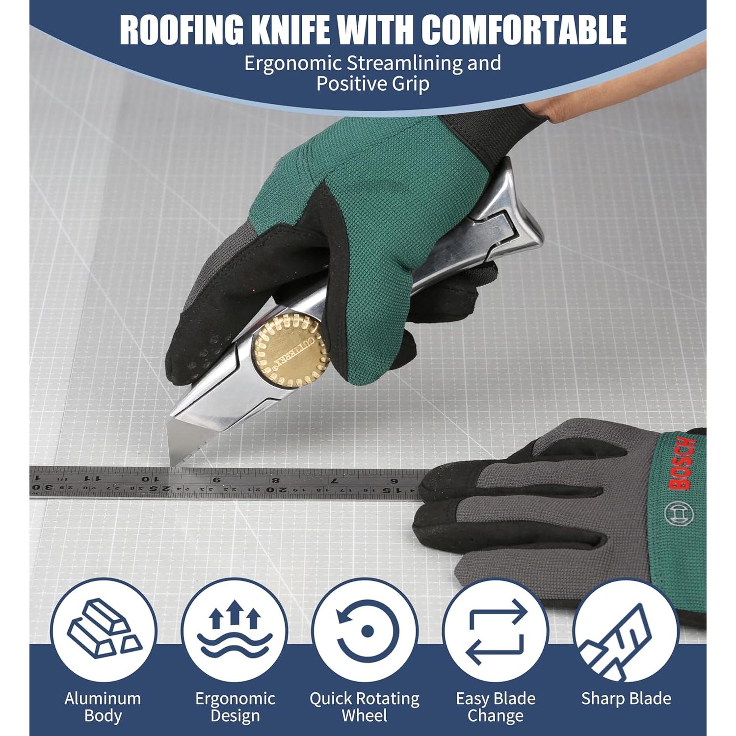 Cuchillos Utilitarios SharkKnife CUTTEREX 4pcs con 30 Cuchillas