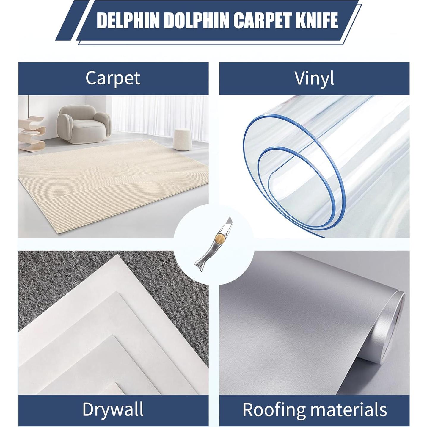 Cuchillos Utilitarios SharkKnife CUTTEREX 4pcs con 30 Cuchillas