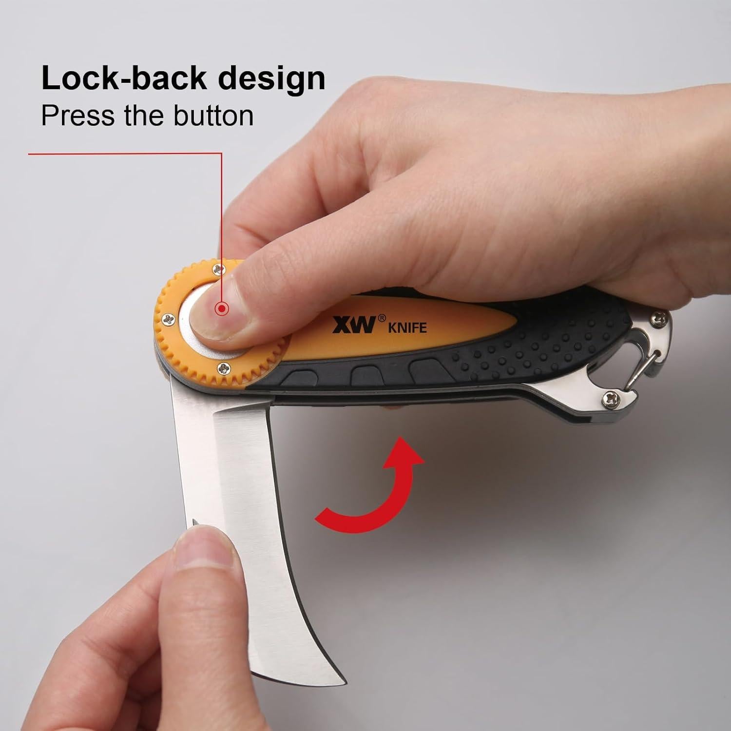 Cuchillo Plegable Utilitario XW con Hoja de Acero Inoxidable