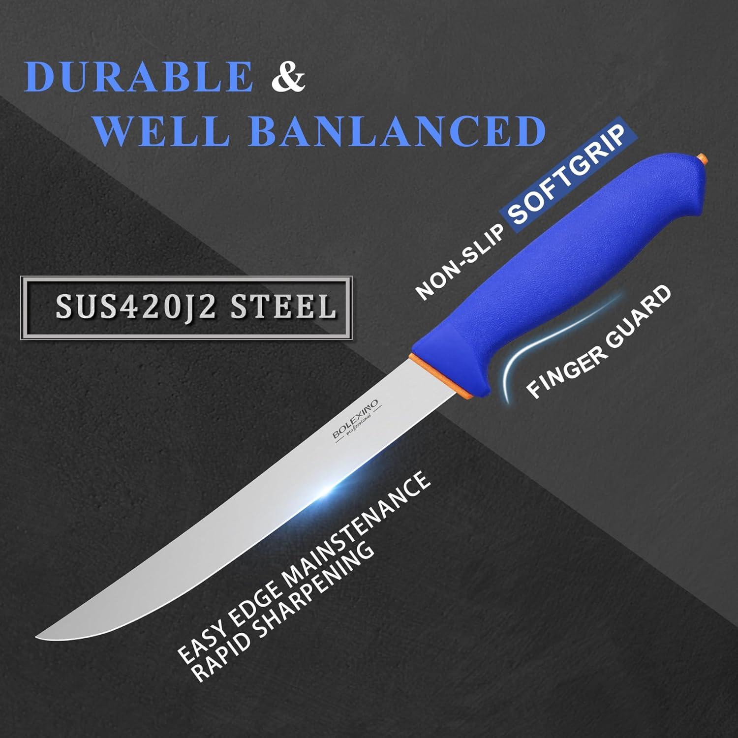 Cuchillo de Filete BOLEXINO 20 cm Acero Inoxidable Antideslizante