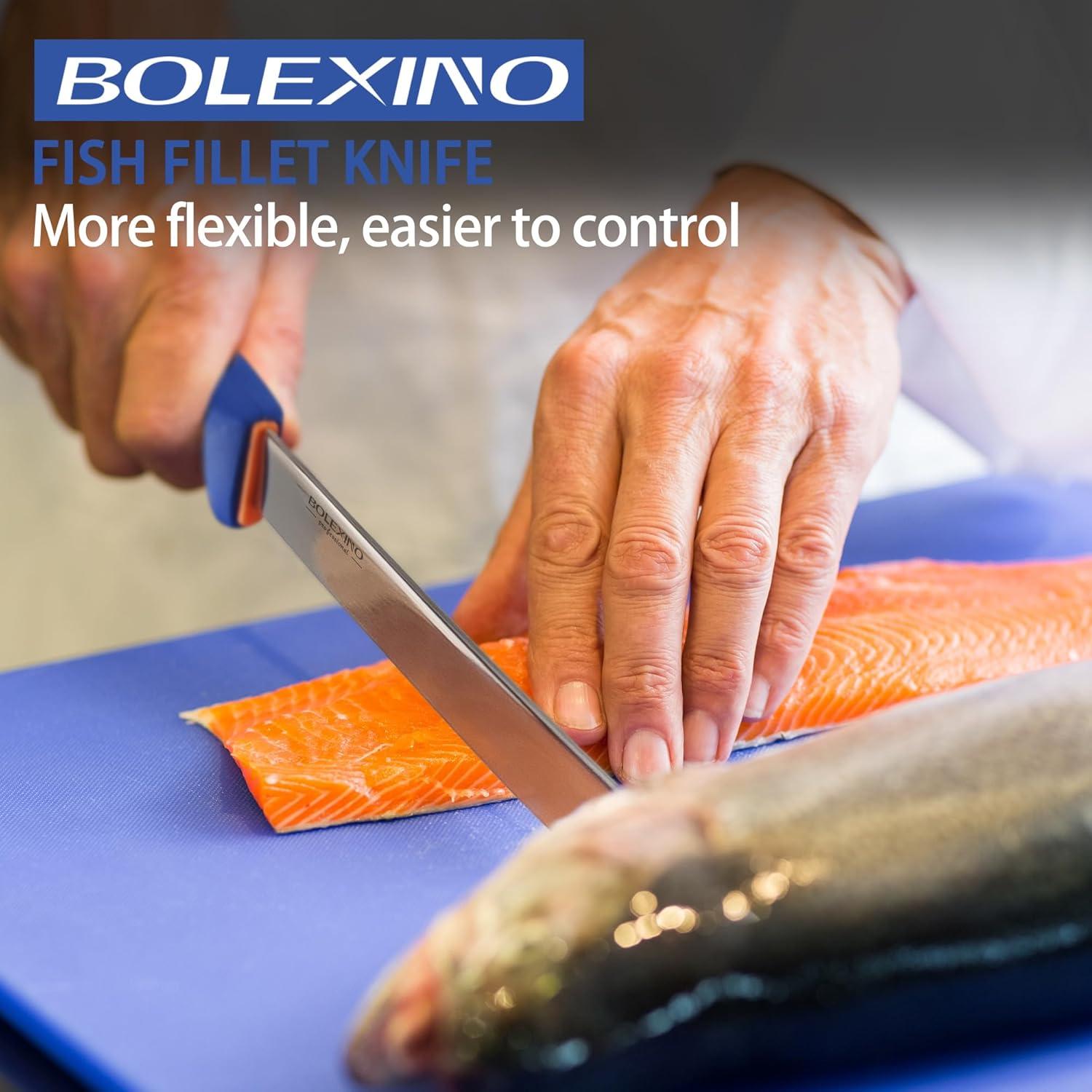 Cuchillo de Filete BOLEXINO 20 cm Acero Inoxidable Antideslizante
