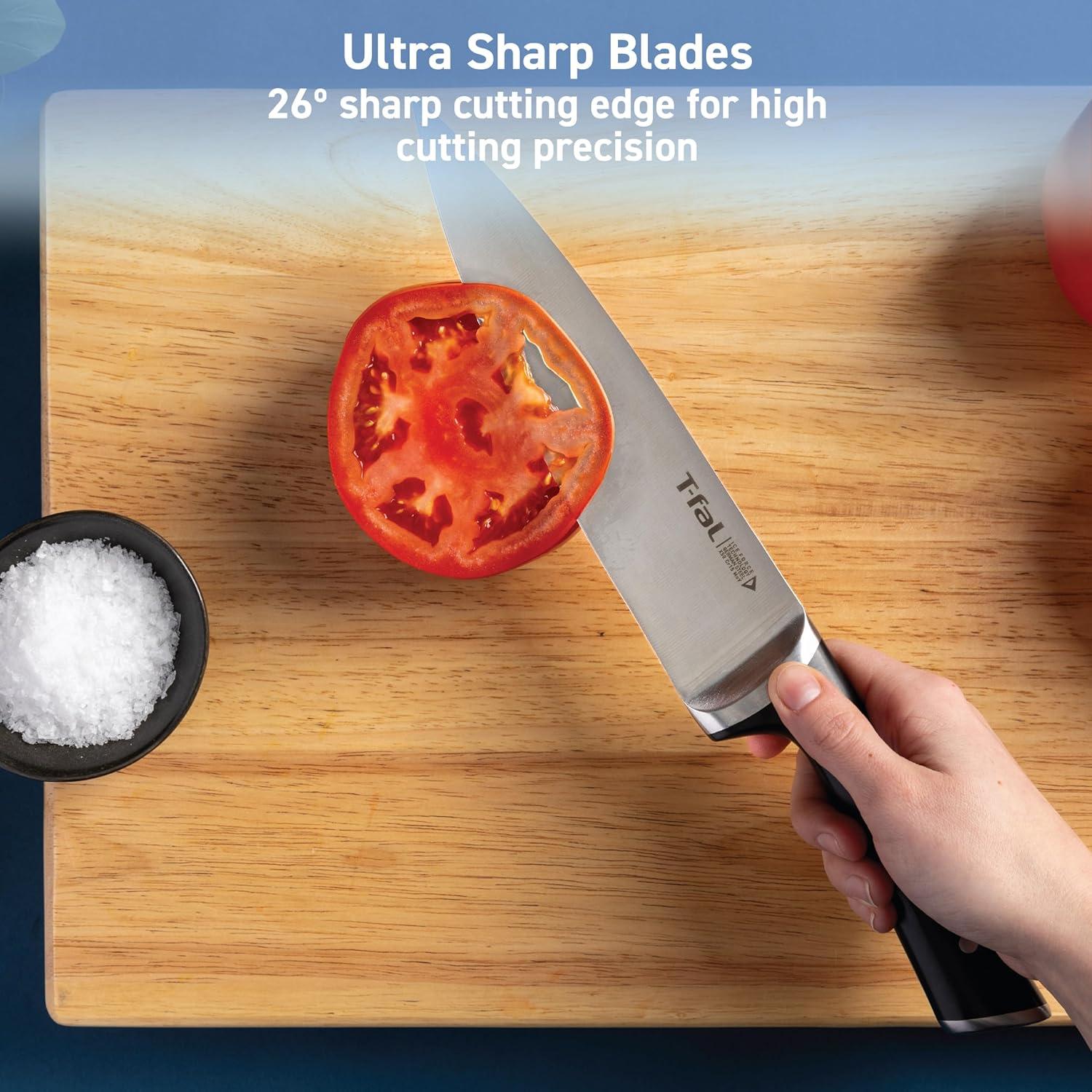 Set de Cuchillos de Cocina T-fal Ice Force 3 Piezas