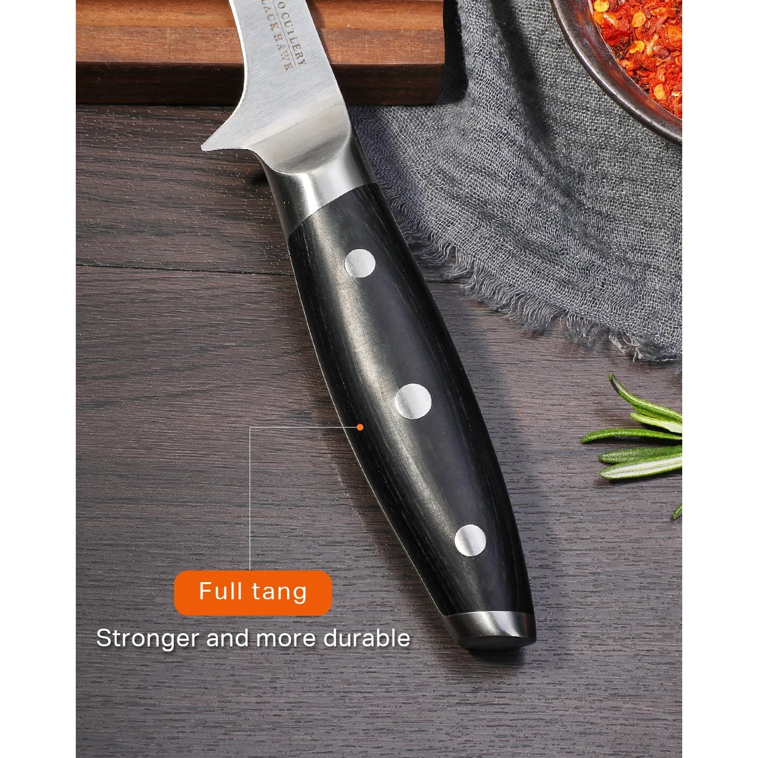 Cuchillo de Deshuesar TUO Black Hawk 17.8 cm Acero Alto Carbono