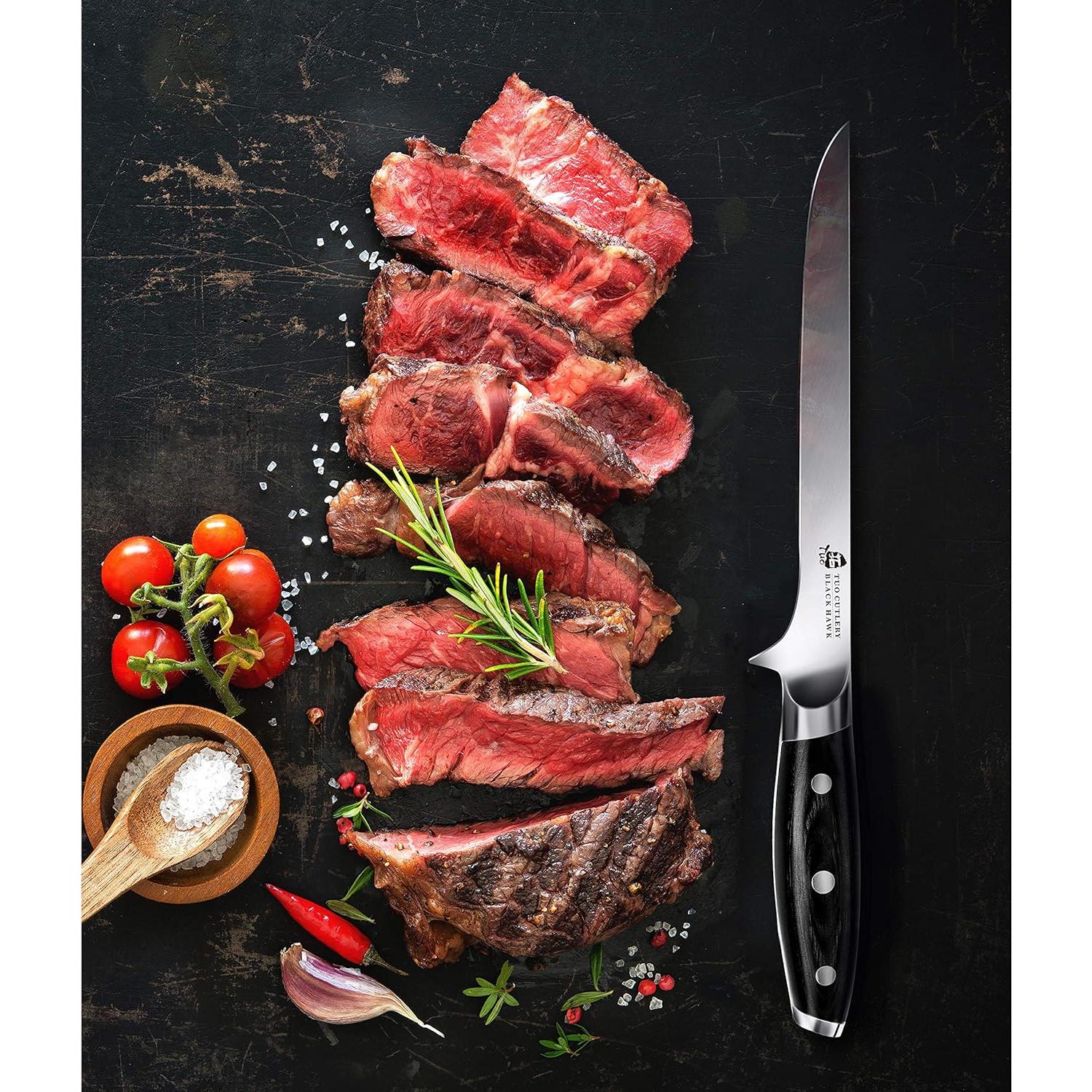 Cuchillo de Deshuesar TUO Black Hawk 17.8 cm Acero Alto Carbono