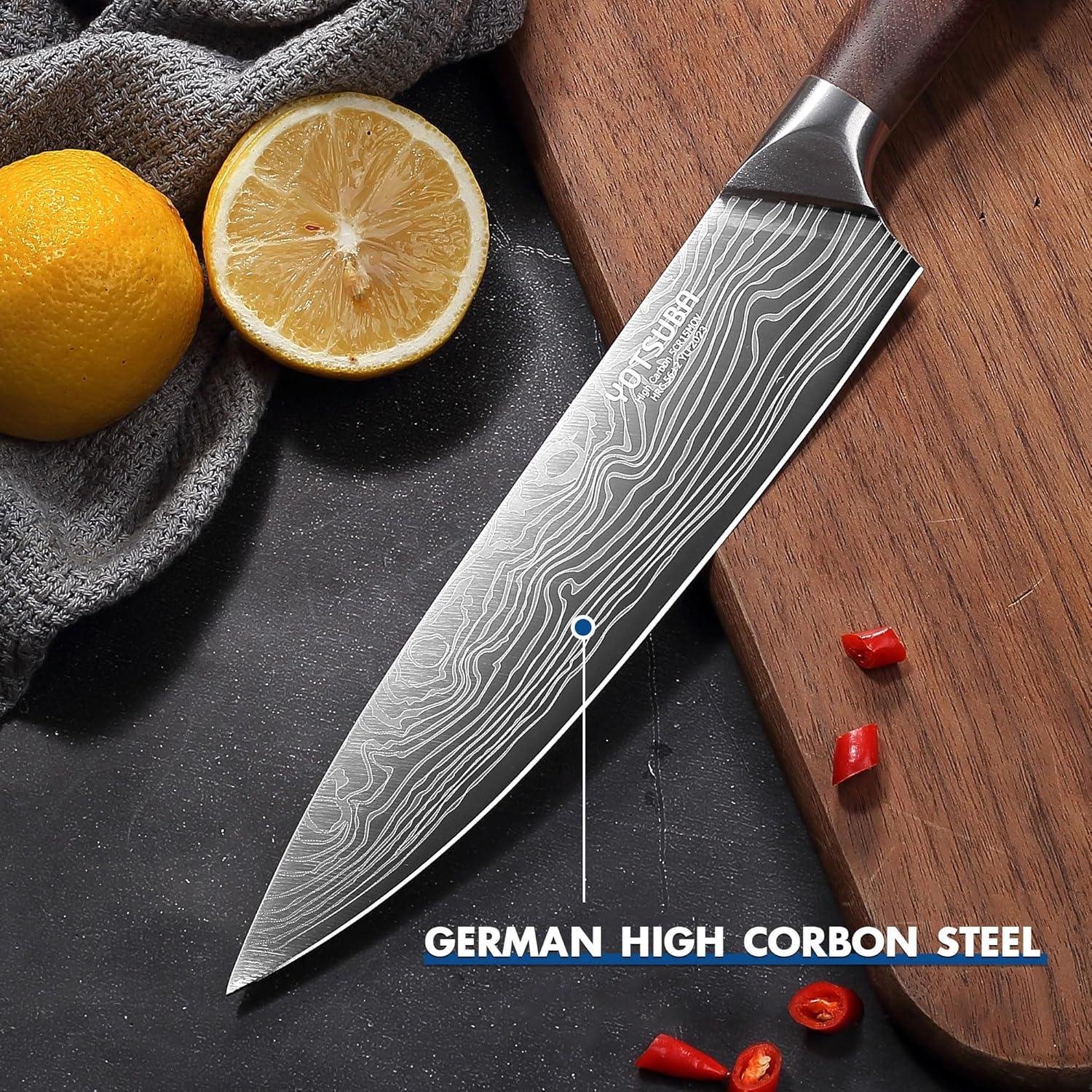 Juego de cuchillos de cocina YOTSUBA 3 piezas acero inoxidable