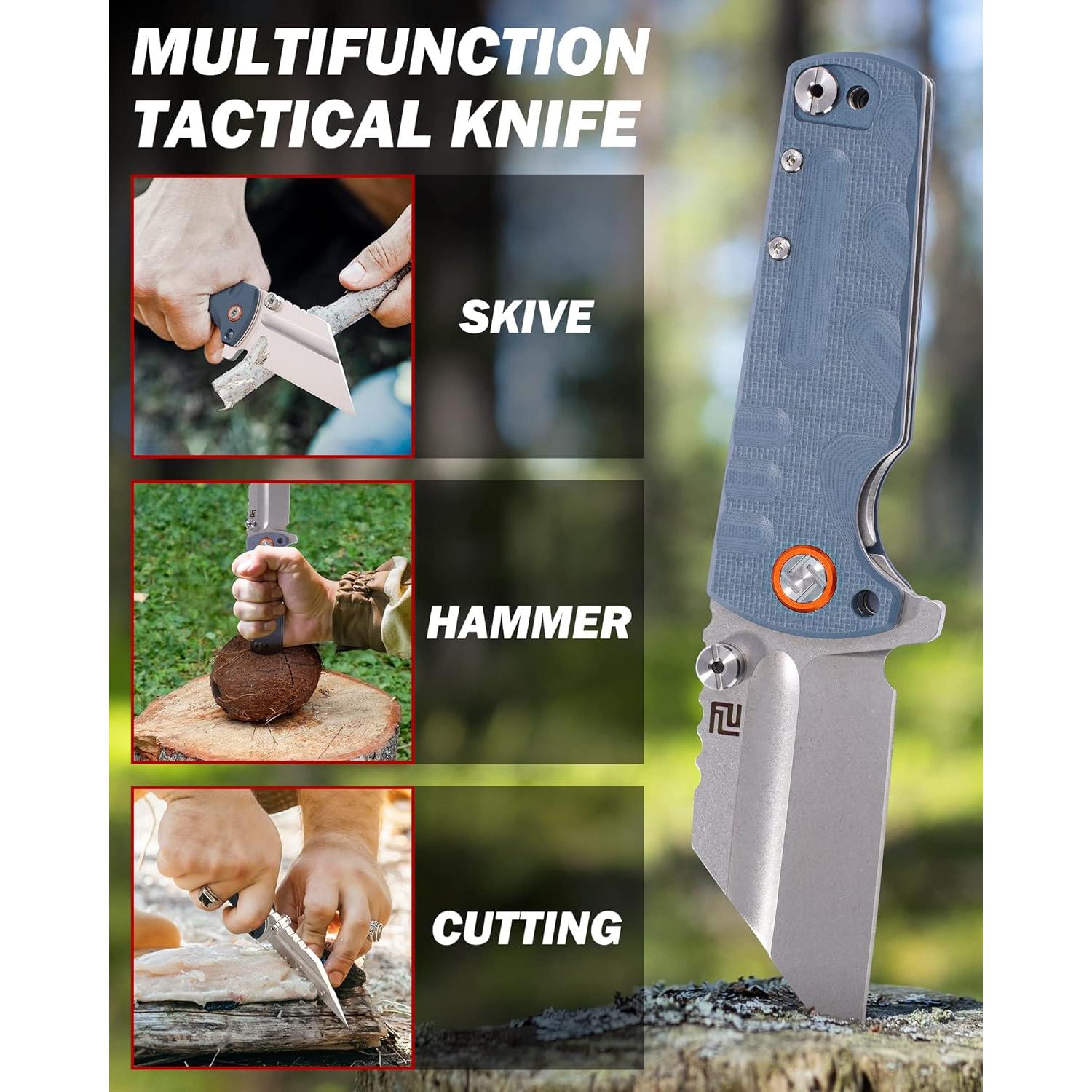 Cuchillo Táctico Plegable ARTISANCUTLERY Proponent 12.19cm Azul