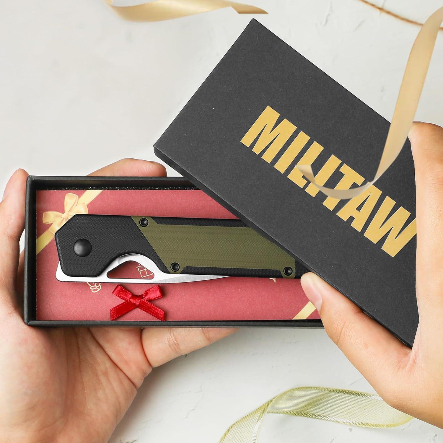 Cuchillo de bolsillo Kizer Militaw EDC 20.3cm Nitro V G10