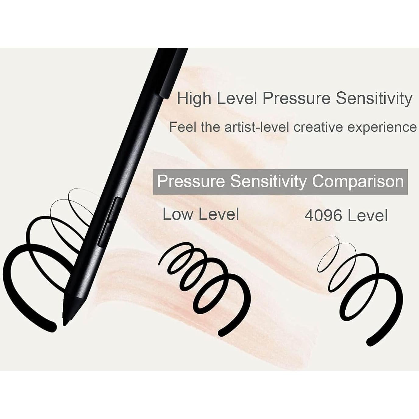 Estilógrafo Activo Lazarite M Pen Negro - 4096 Niveles Sensibilidad