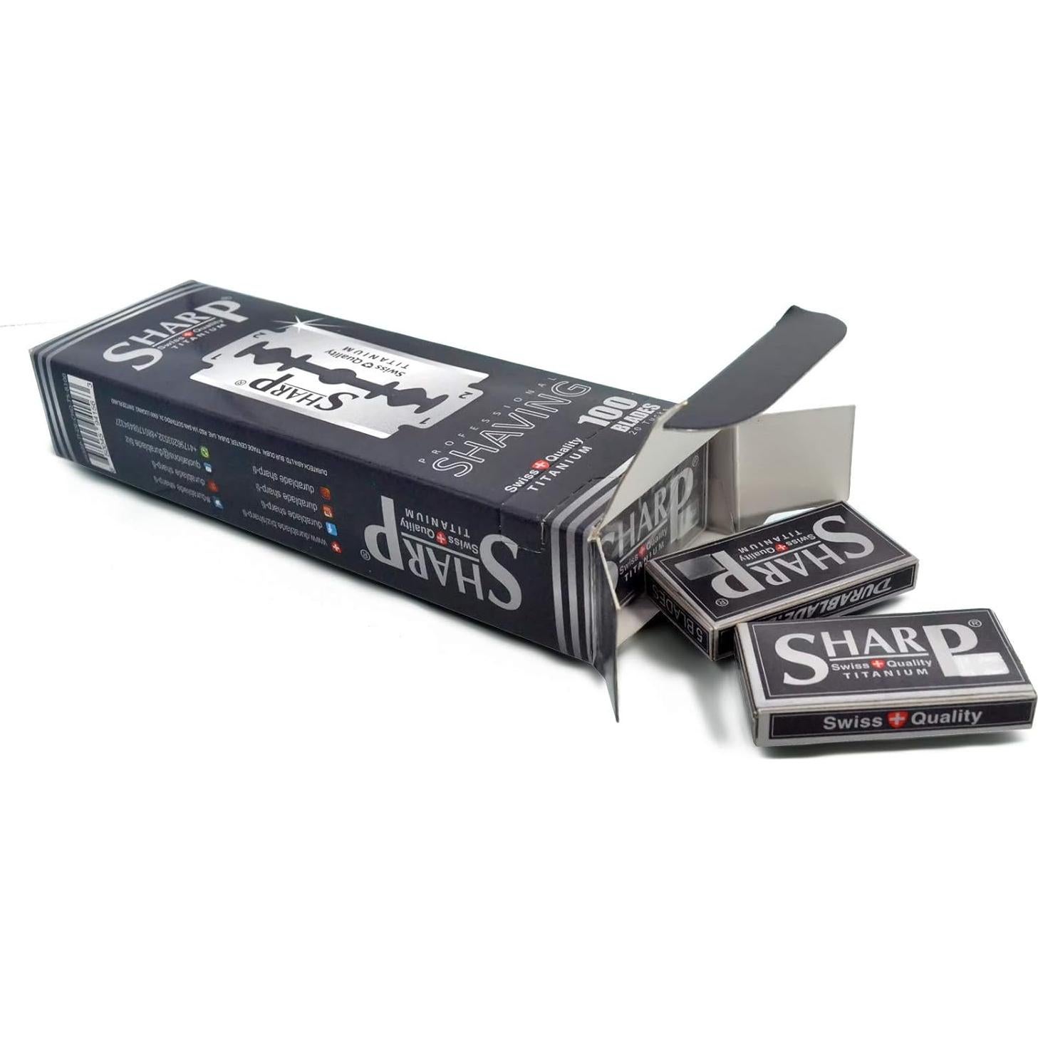 100 Cuchillas de Doble Filo Titanio Durablade - Afeitado Suave