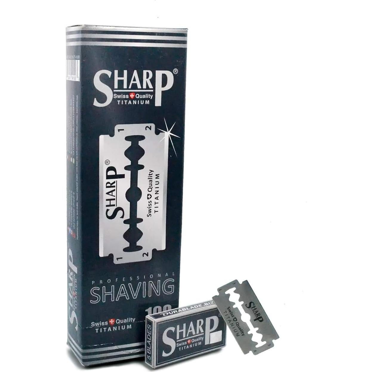 100 Cuchillas de Doble Filo Titanio Durablade - Afeitado Suave