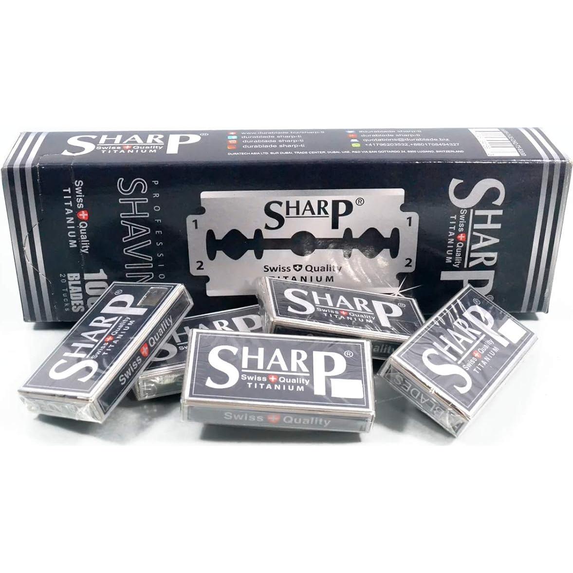 100 Cuchillas de Doble Filo Titanio Durablade - Afeitado Suave