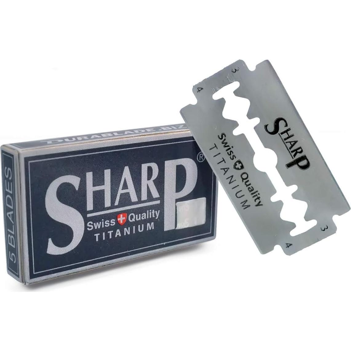 100 Cuchillas de Doble Filo Titanio Durablade - Afeitado Suave